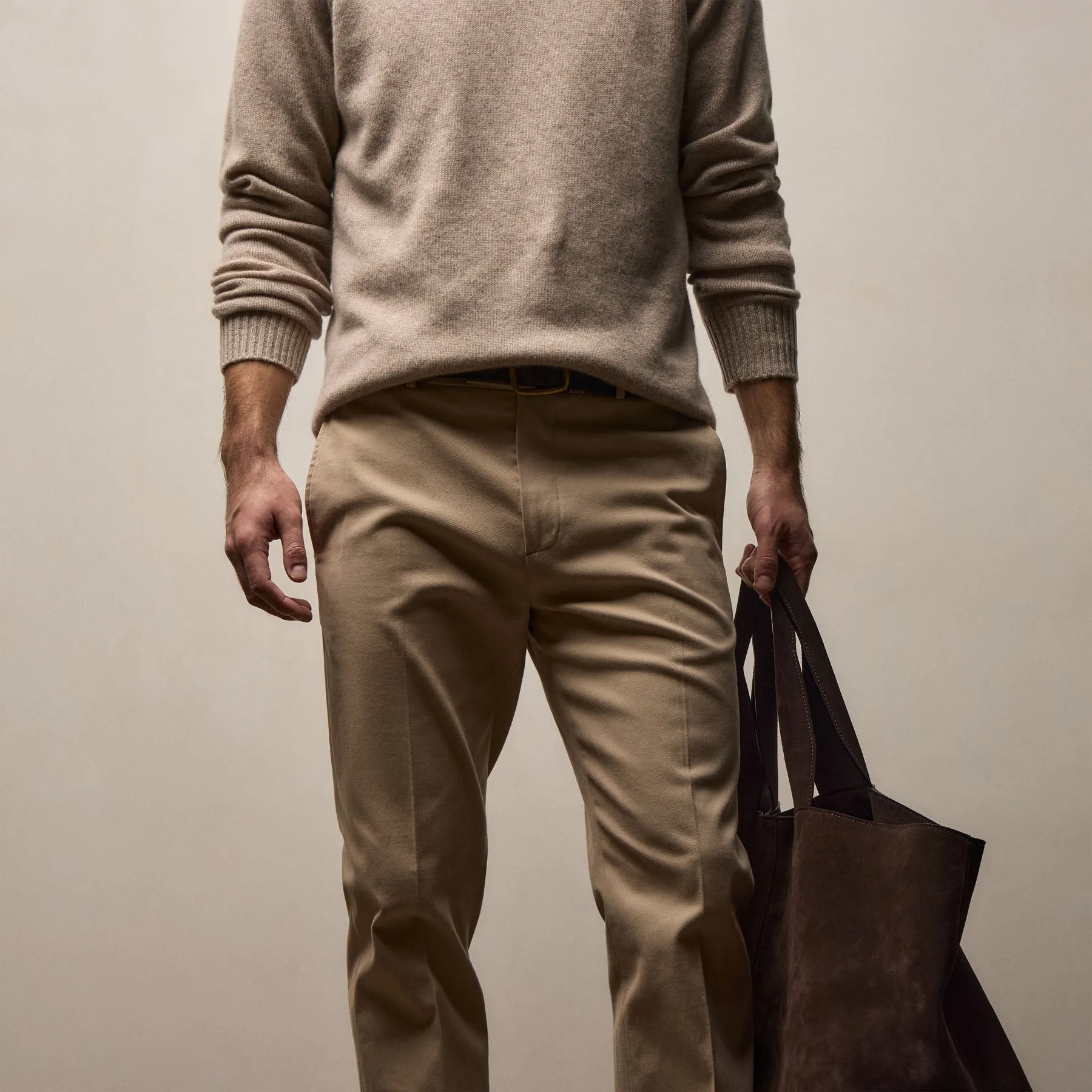 Cashmere Touch 5 Pocket Pant - Light Khaki sold by James Perse product image thumbnail 4