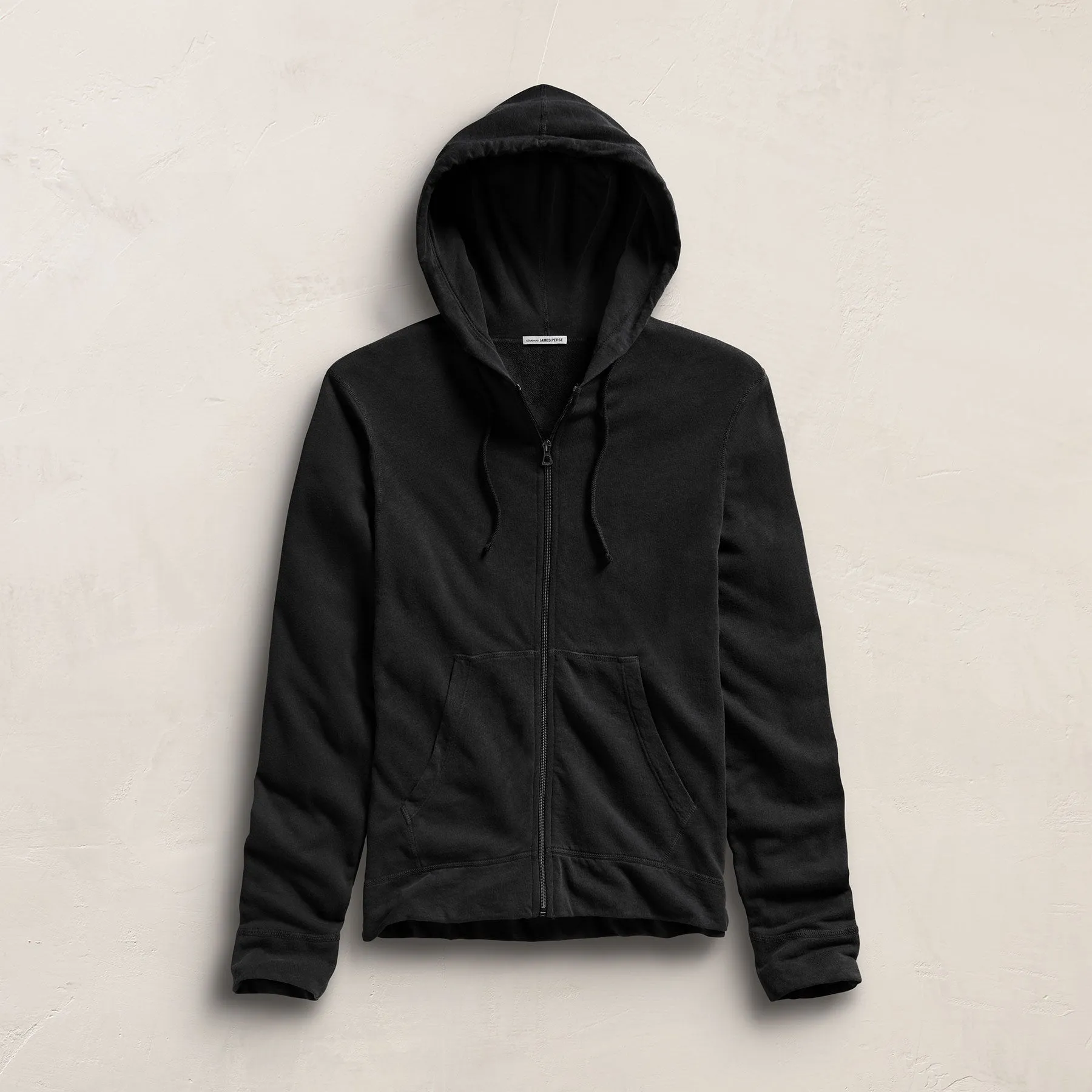 Vintage French Zip Up Hoodie - Black sold by James Perse