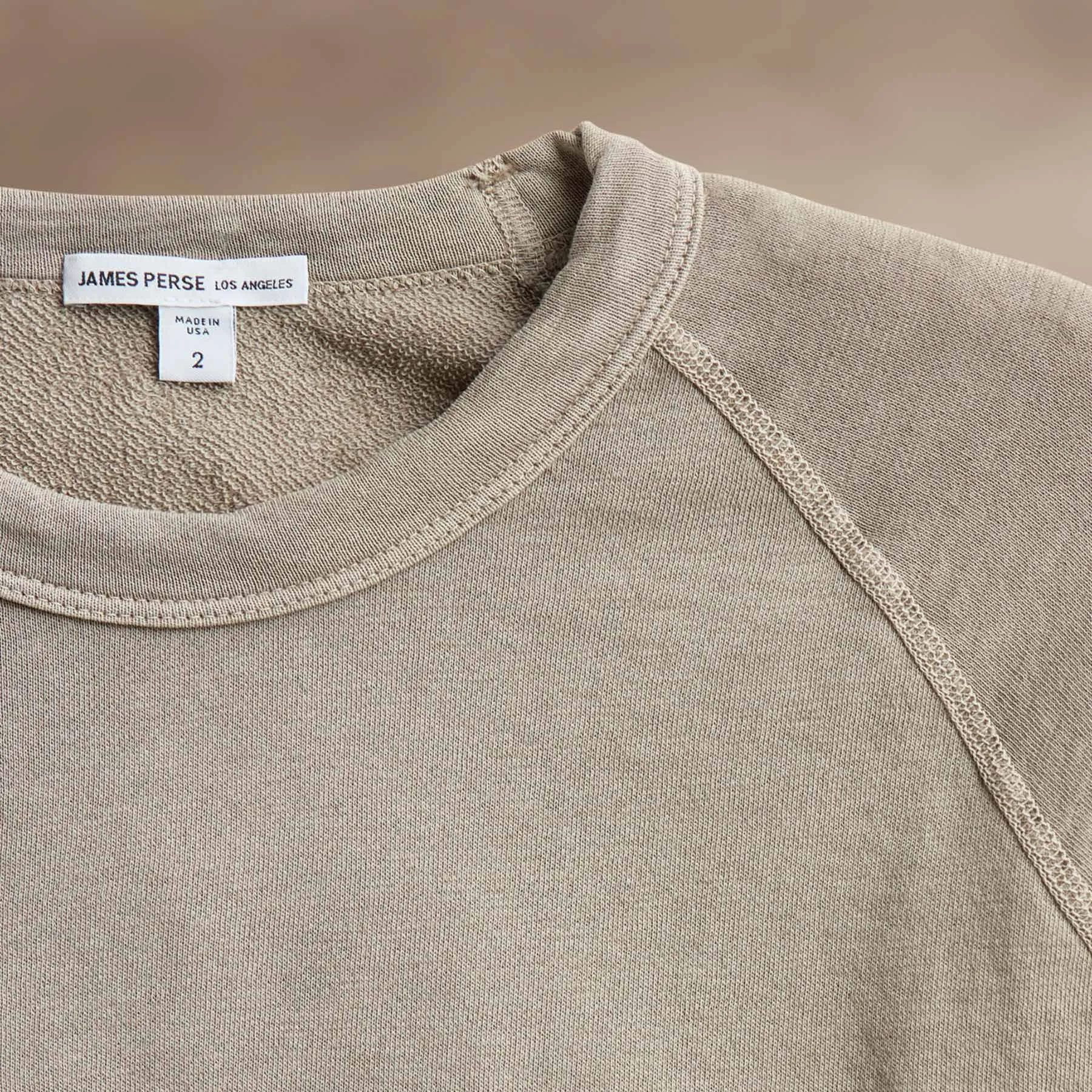Vintage French Sweatshirt - Overcast Pigment sold by James Perse product image thumbnail 2