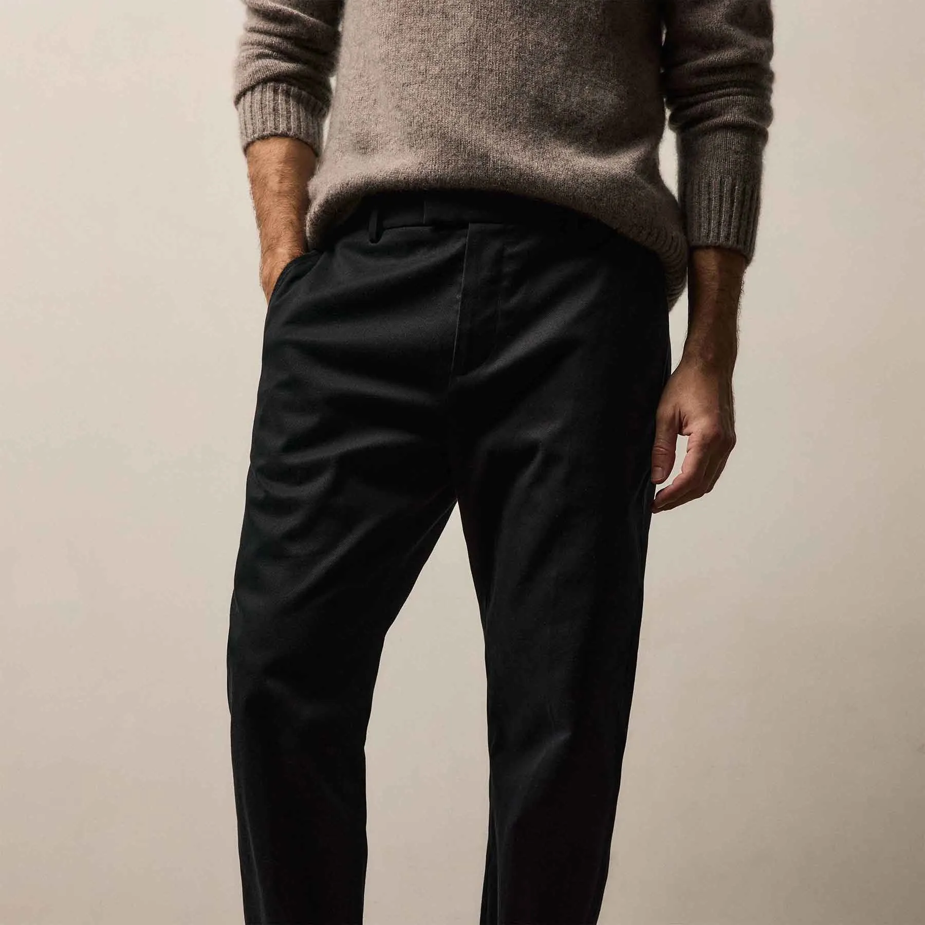 Cashmere Touch 5 Pocket Pant - Black sold by James Perse product image thumbnail 4