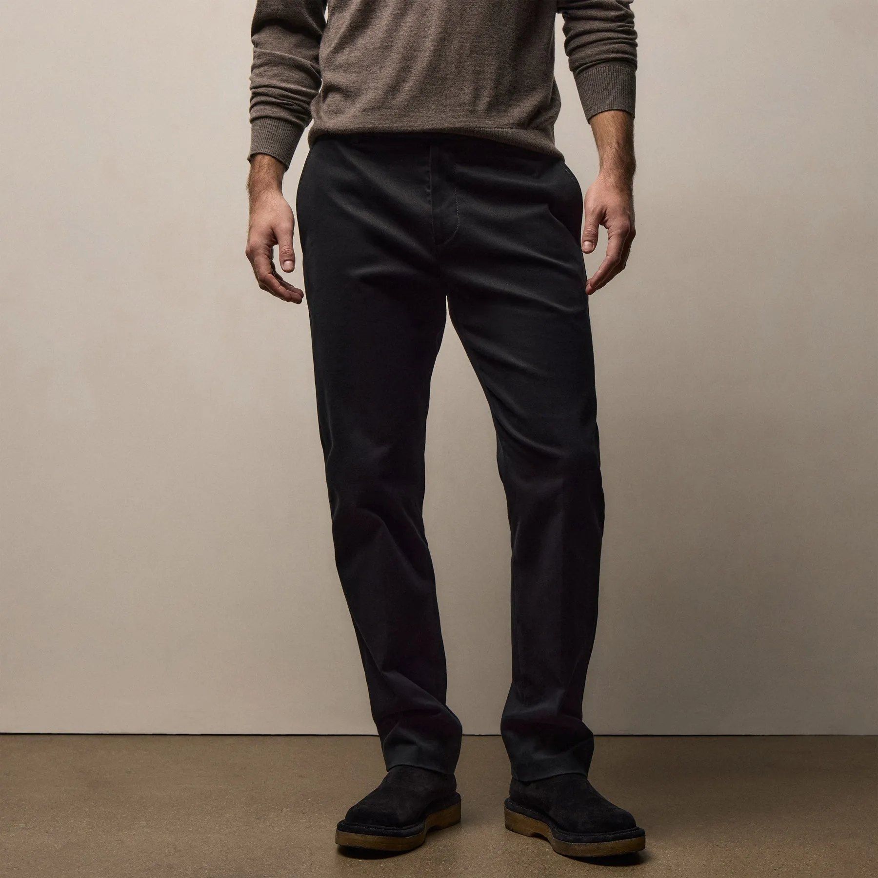 Cashmere Touch 5 Pocket Pant - Black sold by James Perse