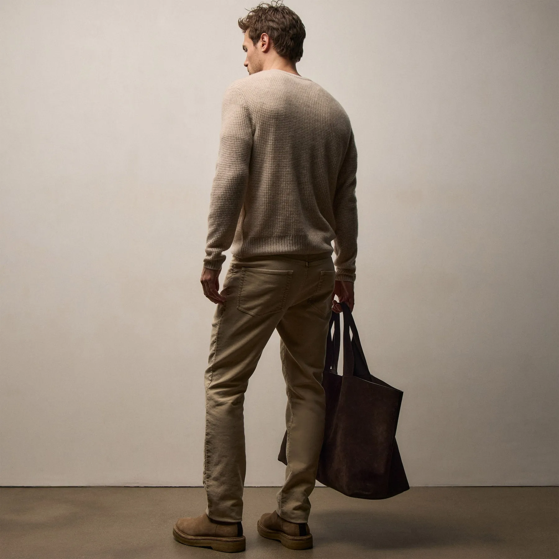 Cotton Moleskin 5 Pocket Pant - Light Khaki Pigment sold by James Perse product image thumbnail 5