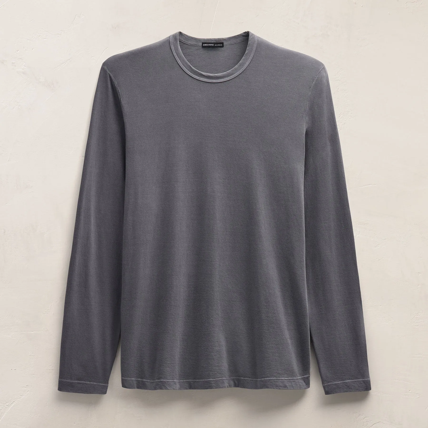 Long Sleeve Crew Neck - Cavalry Pigment sold by James Perse