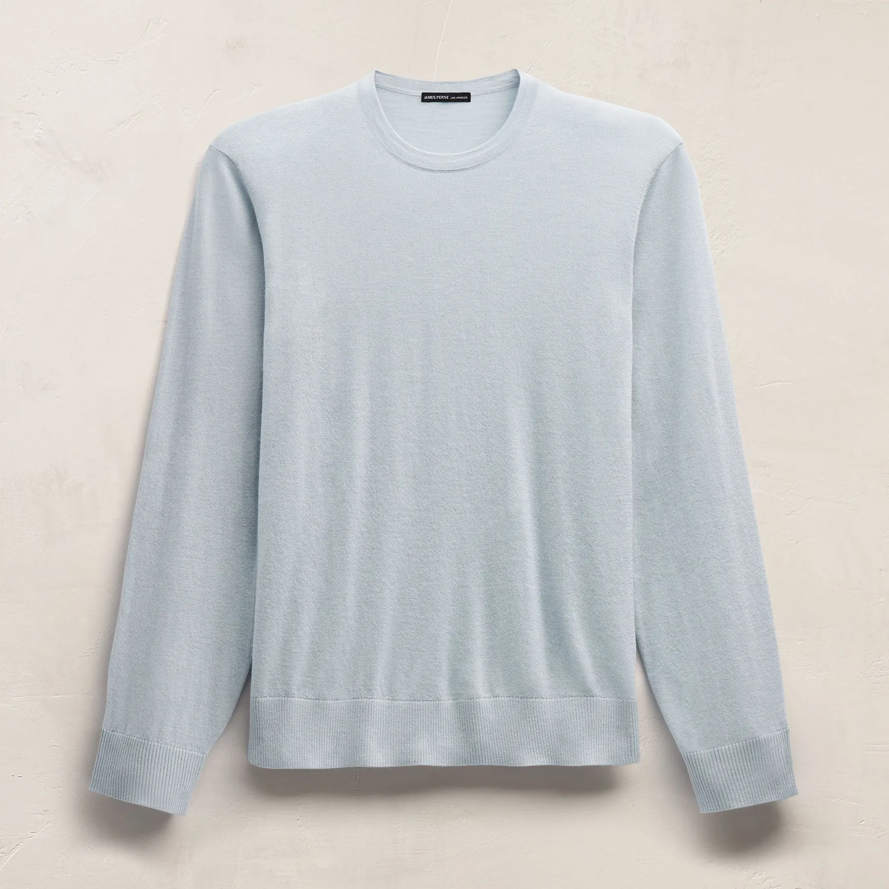 Ultrafine Cashmere Crew - Grey Glacier sold by James Perse product image thumbnail 2