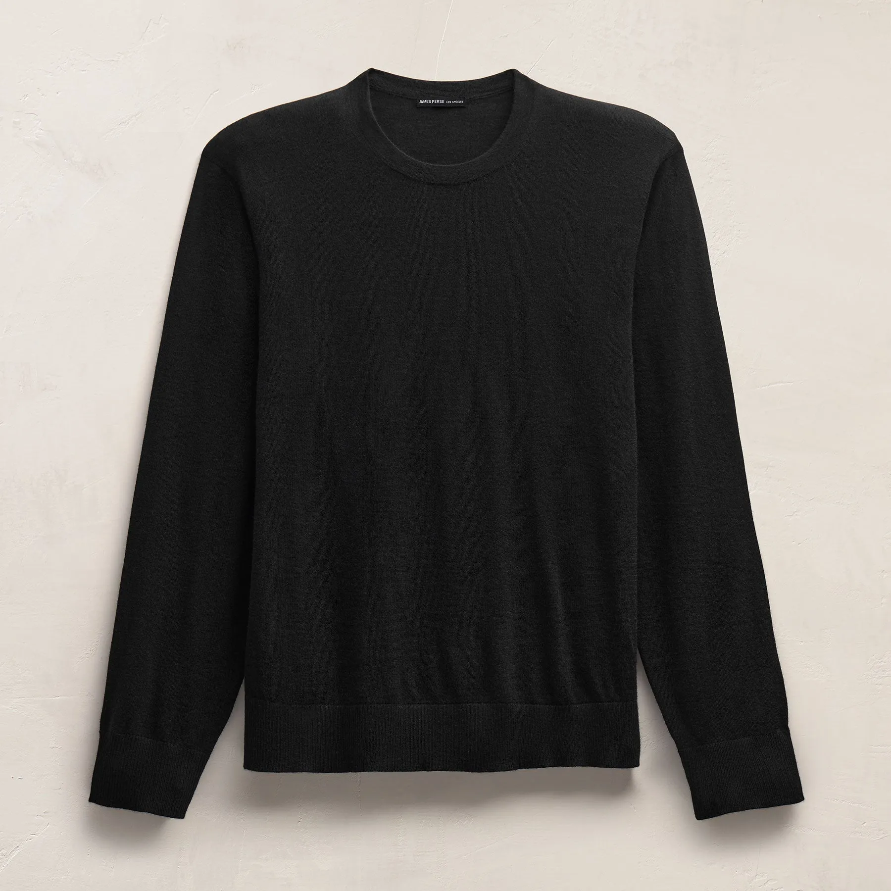 Ultrafine Cashmere Crew - Black sold by James Perse product image thumbnail 2