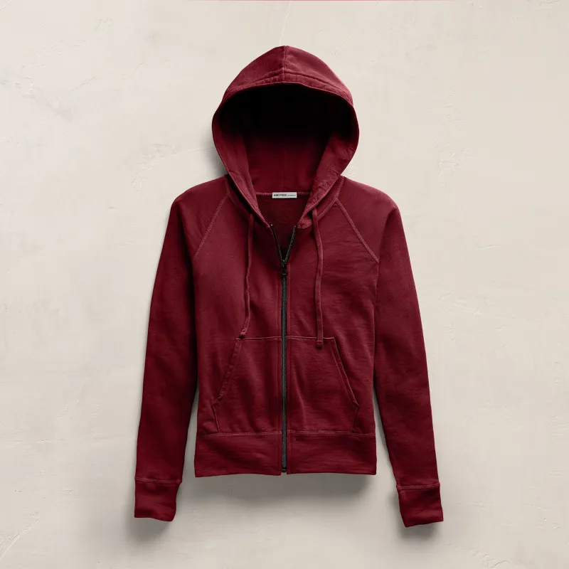 Vintage French Terry Zip Up Hoodie - Heat sold by James Perse