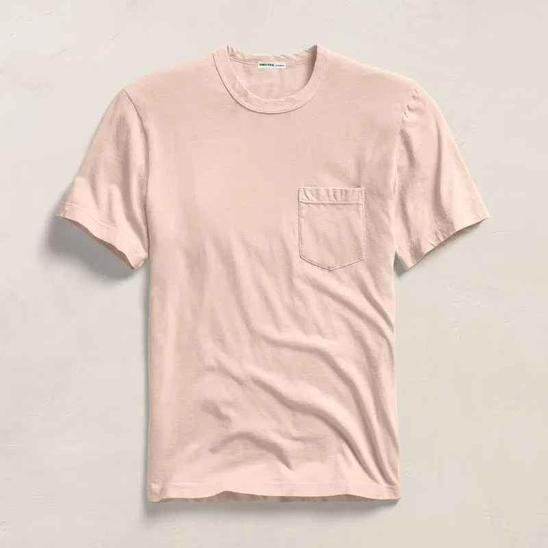 Lightweight Jersey Pocket Tee - Zephyr Pigment sold by James Perse