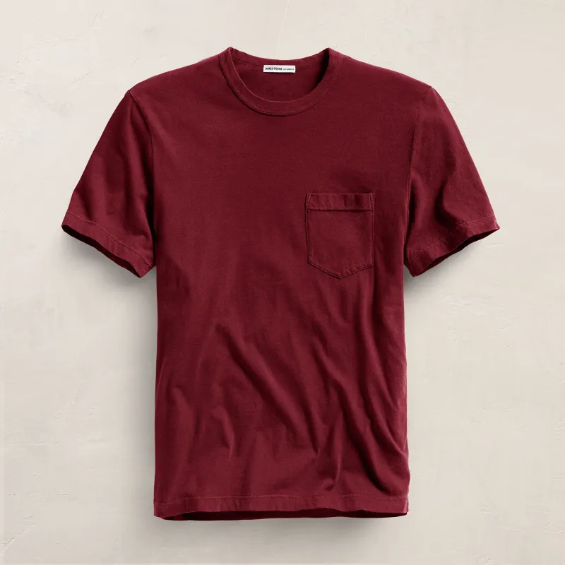 Lightweight Jersey Pocket Tee - Heat sold by James Perse