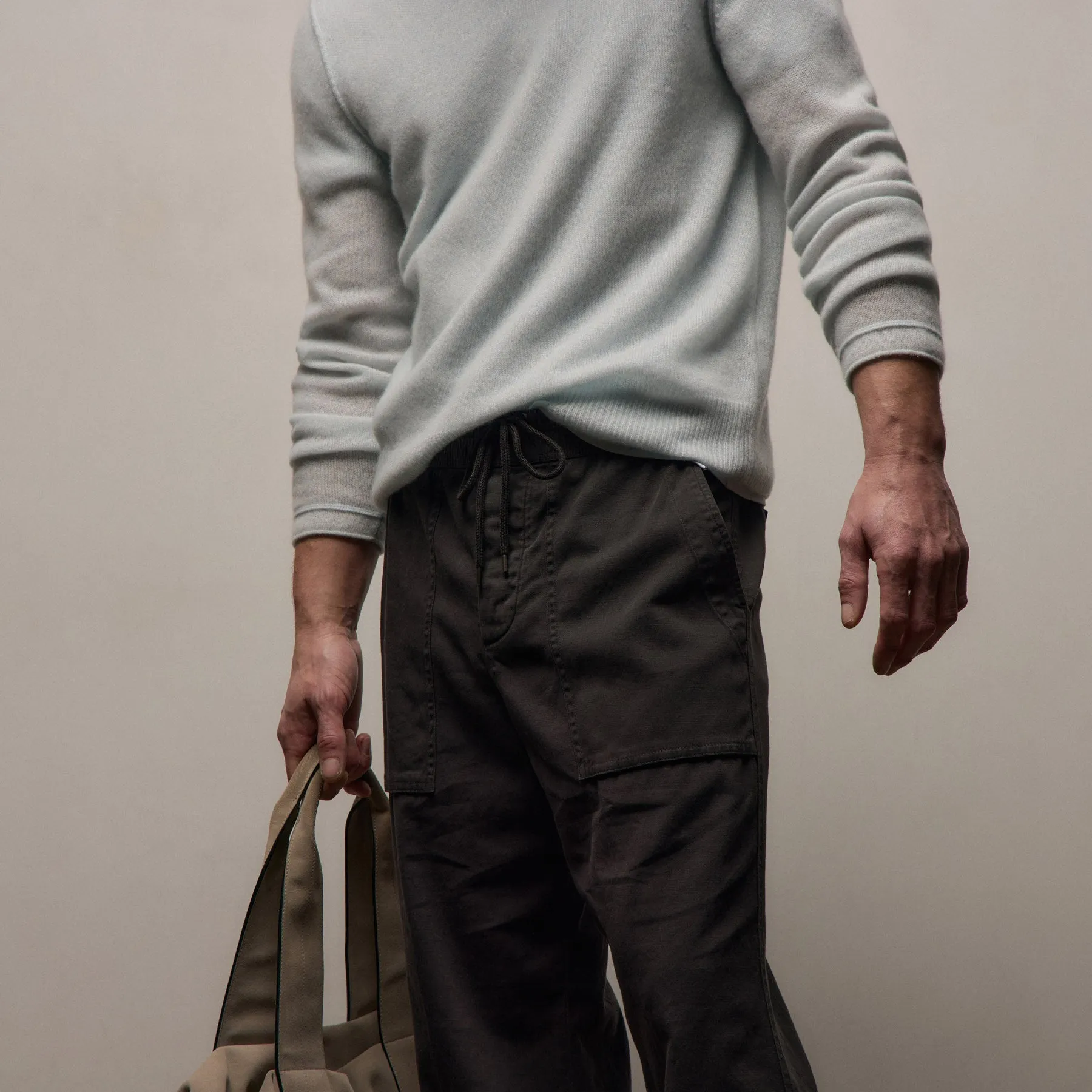 Slub Cotton Utility Pant - Magma Pigment sold by James Perse product image thumbnail 3