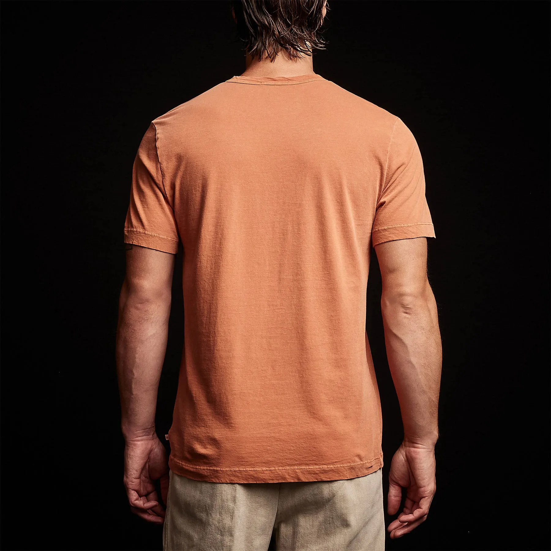 Short Sleeve Crew Neck - Bonfire Pigment sold by James Perse product image thumbnail 4