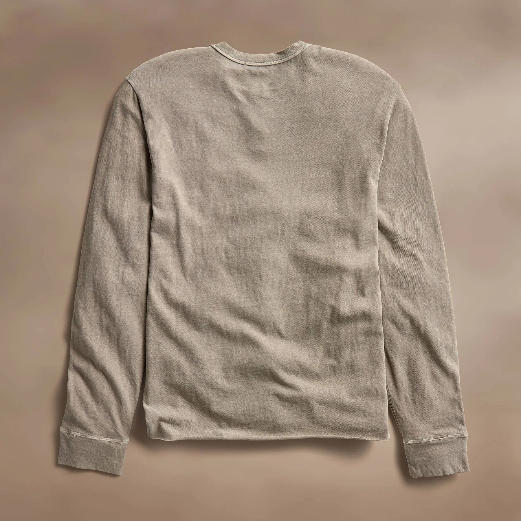 Slub Jersey Long Sleeve Henley - Overcast Pigment sold by James Perse product image thumbnail 4