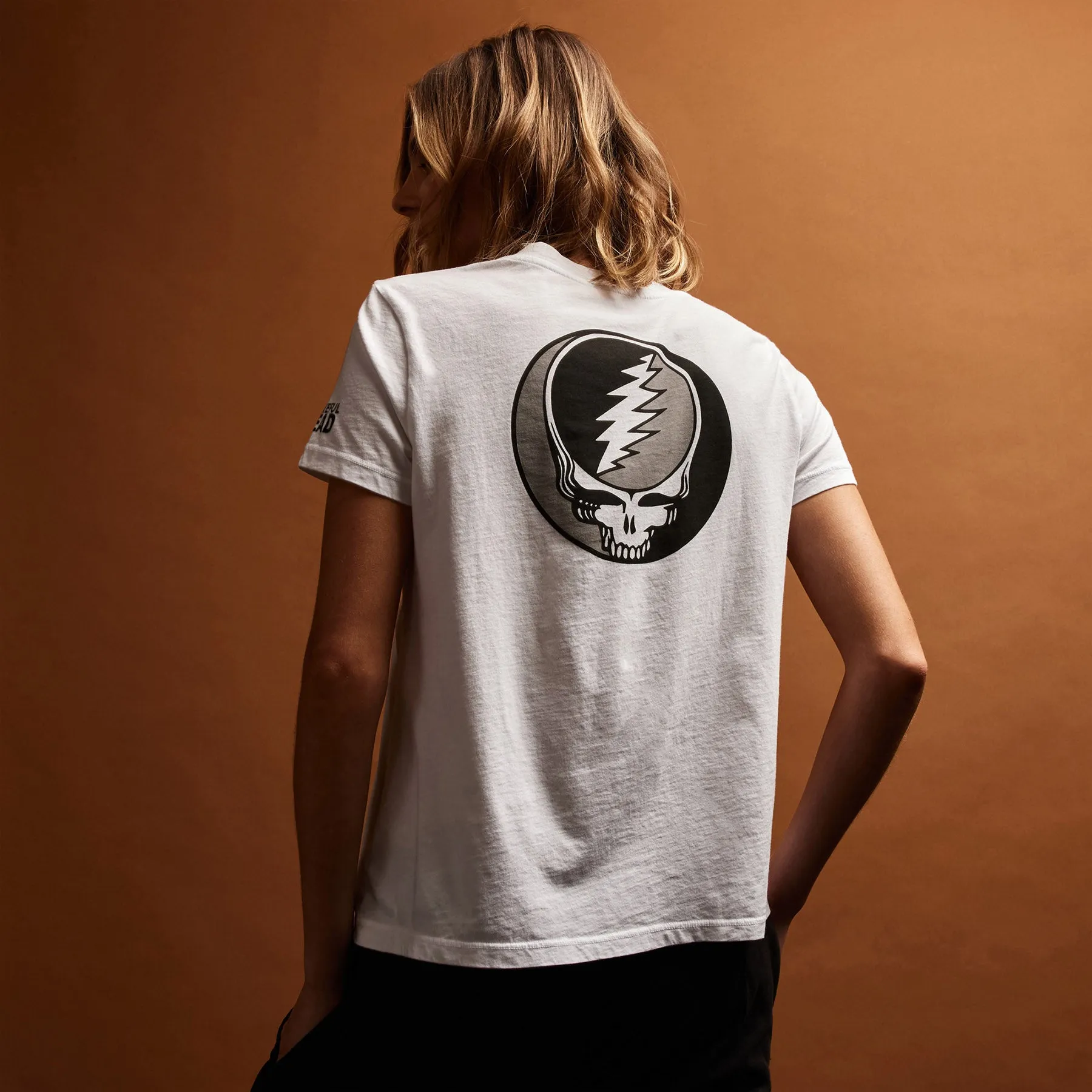Women's Grateful Dead Short Sleeve T Set - Black/Comet/White sold by James Perse product image thumbnail 3
