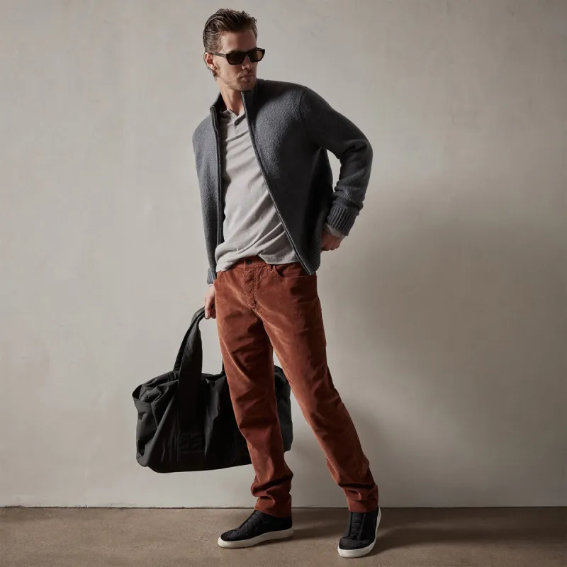 5 Pocket Corduroy Pant - Dark Rust Pigment sold by James Perse