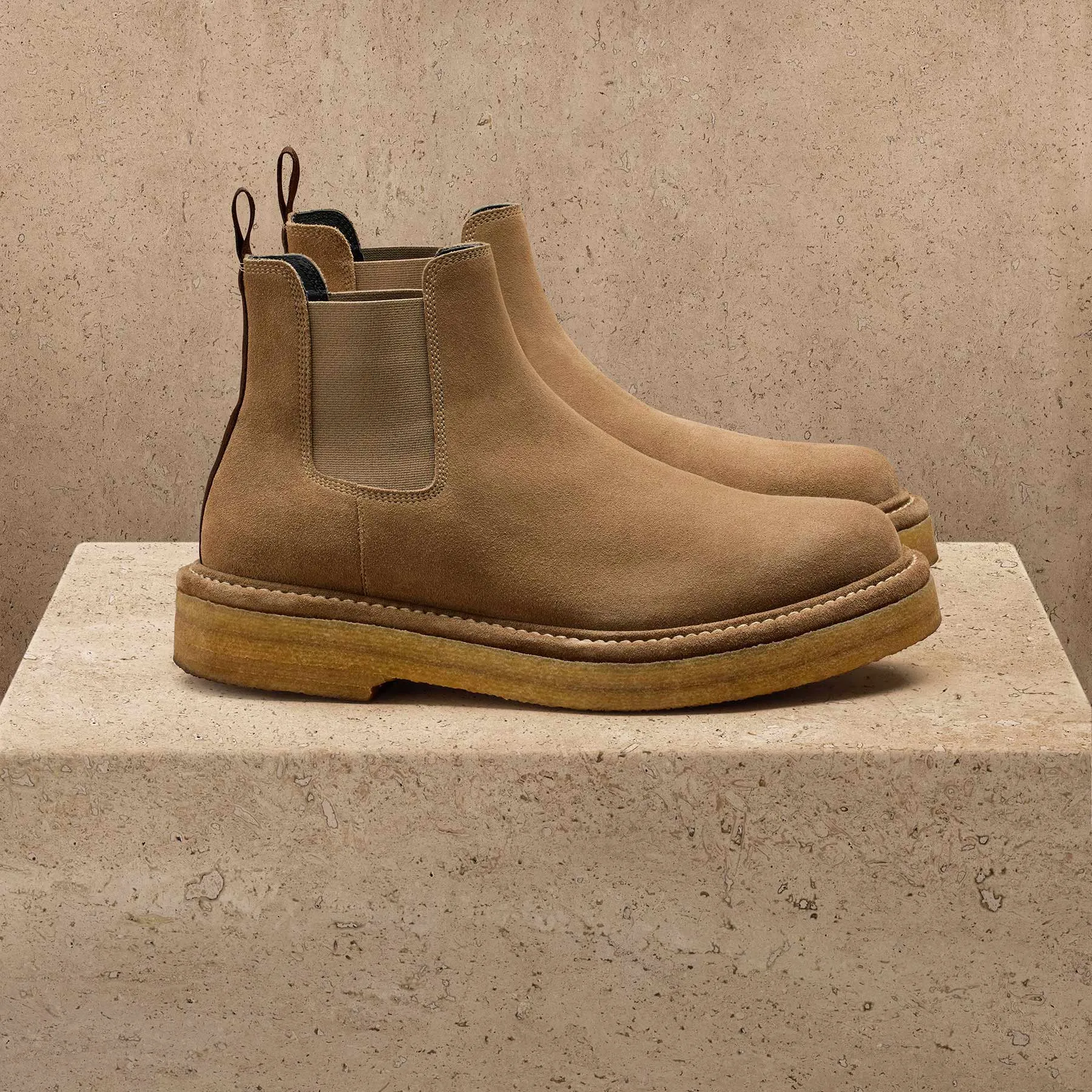 Men's Suede Chelsea Boot - String sold by James Perse product image thumbnail 2