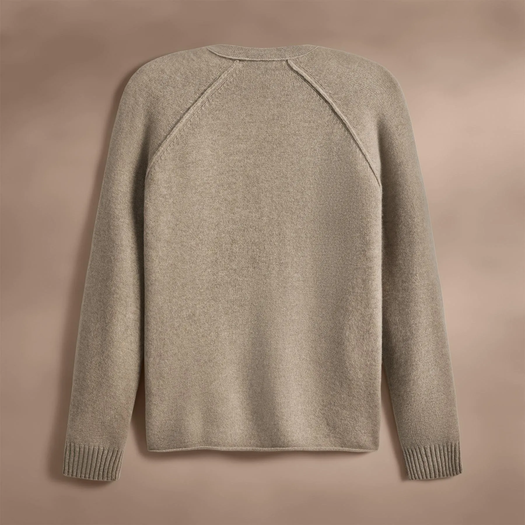 Recycled Cashmere Crew Sweater - Coyote sold by James Perse product image thumbnail 3