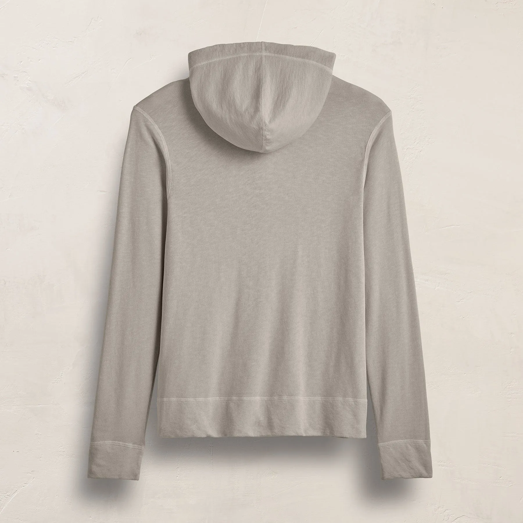 Vintage French Zip Up Hoodie - Concrete Pigment sold by James Perse product image thumbnail 2