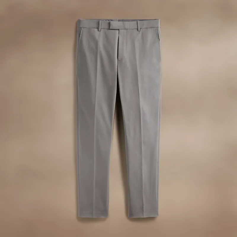 Tailored Stretch Micro Twill Trouser - Mid Grey sold by James Perse
