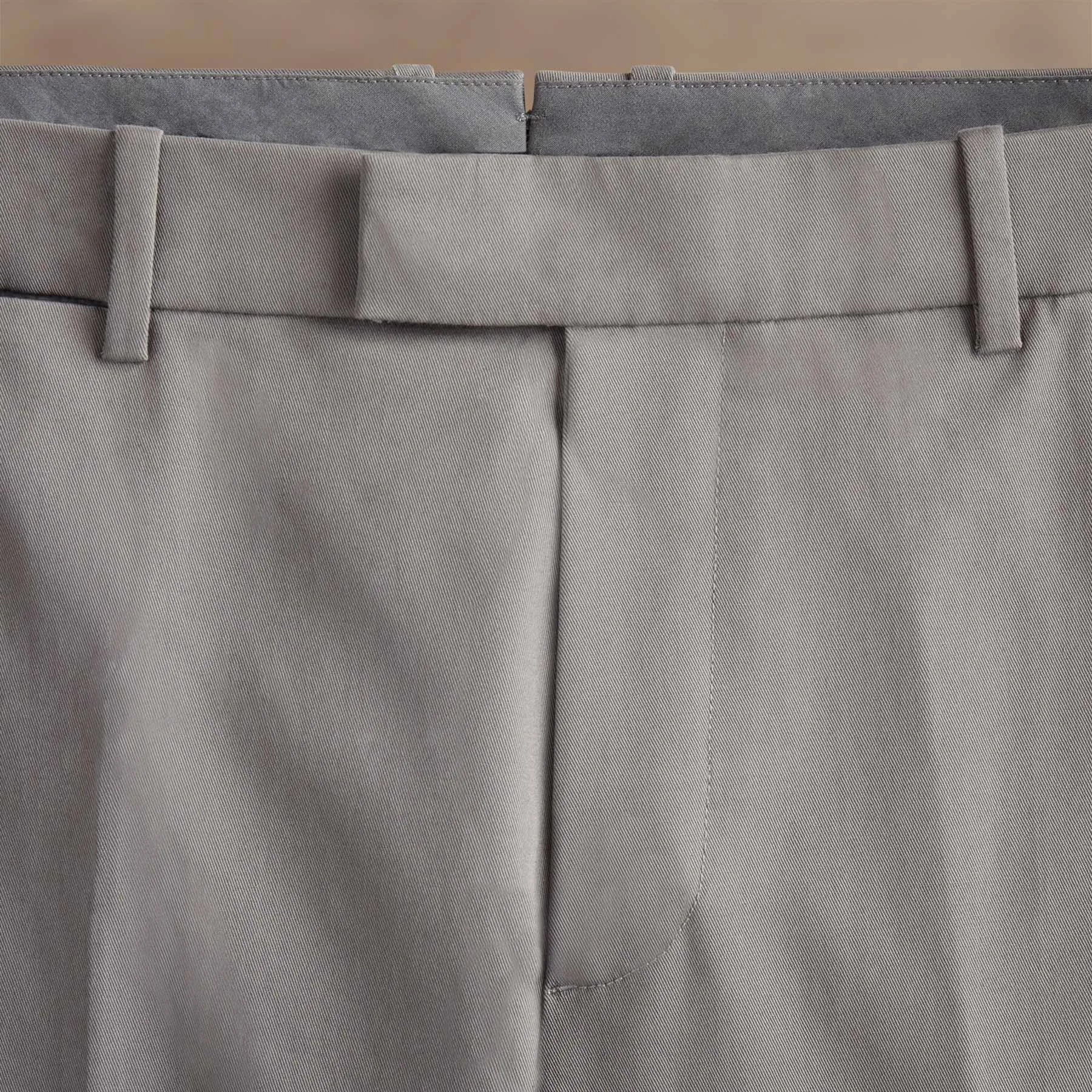 Tailored Stretch Micro Twill Trouser - Mid Grey sold by James Perse product image thumbnail 3