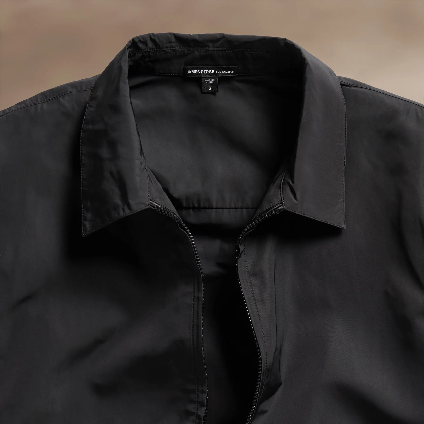 Recycled Twill Coach Jacket - Black sold by James Perse product image thumbnail 3