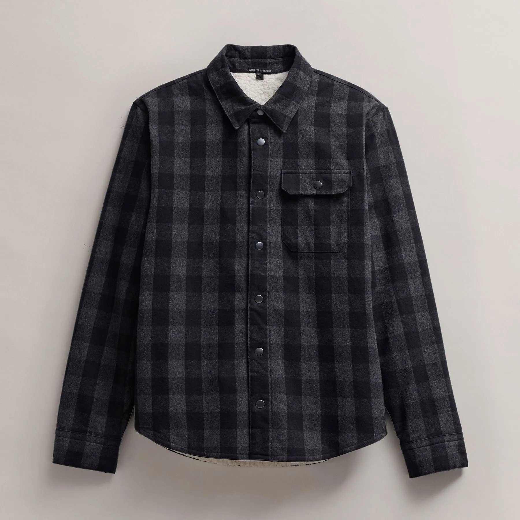 Men's Grateful Dead Lined Plaid Jacket - Flannel/Black sold by James Perse product image thumbnail 2