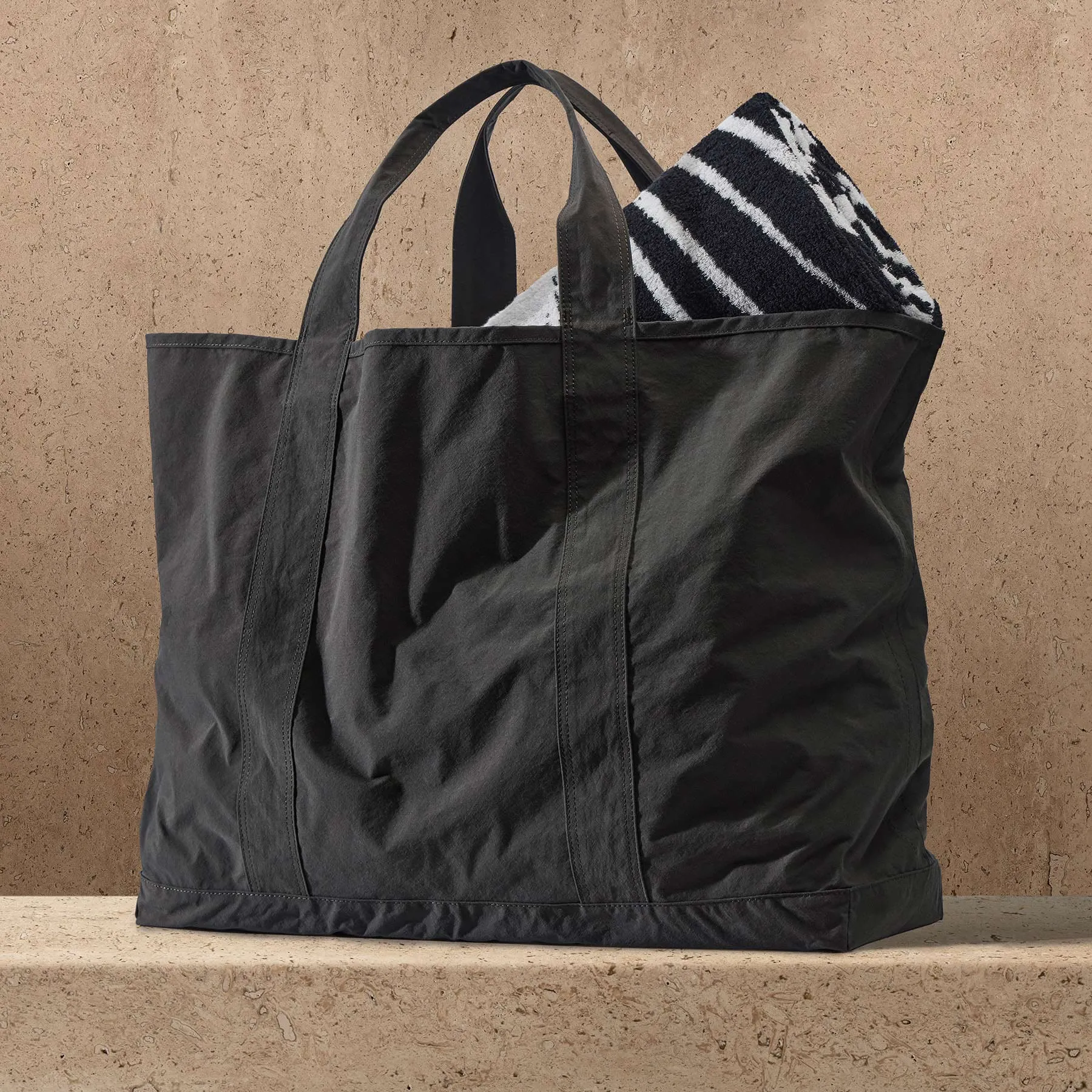 Large Matte Nylon Tote - Hemlock sold by James Perse product image thumbnail 3
