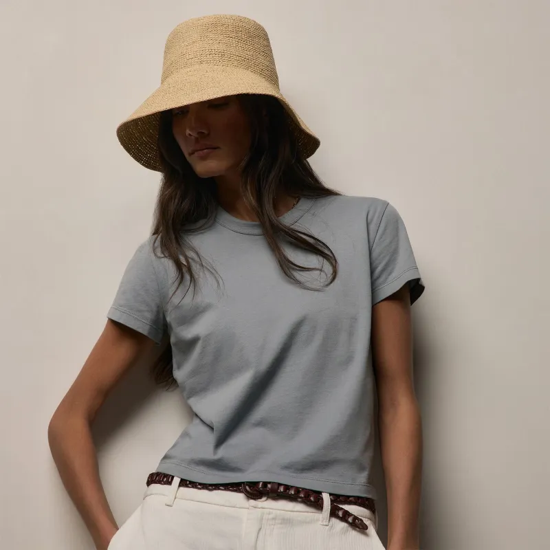 Brushed Elevated Jersey Short Sleeve Tee - Ore made by James Perse