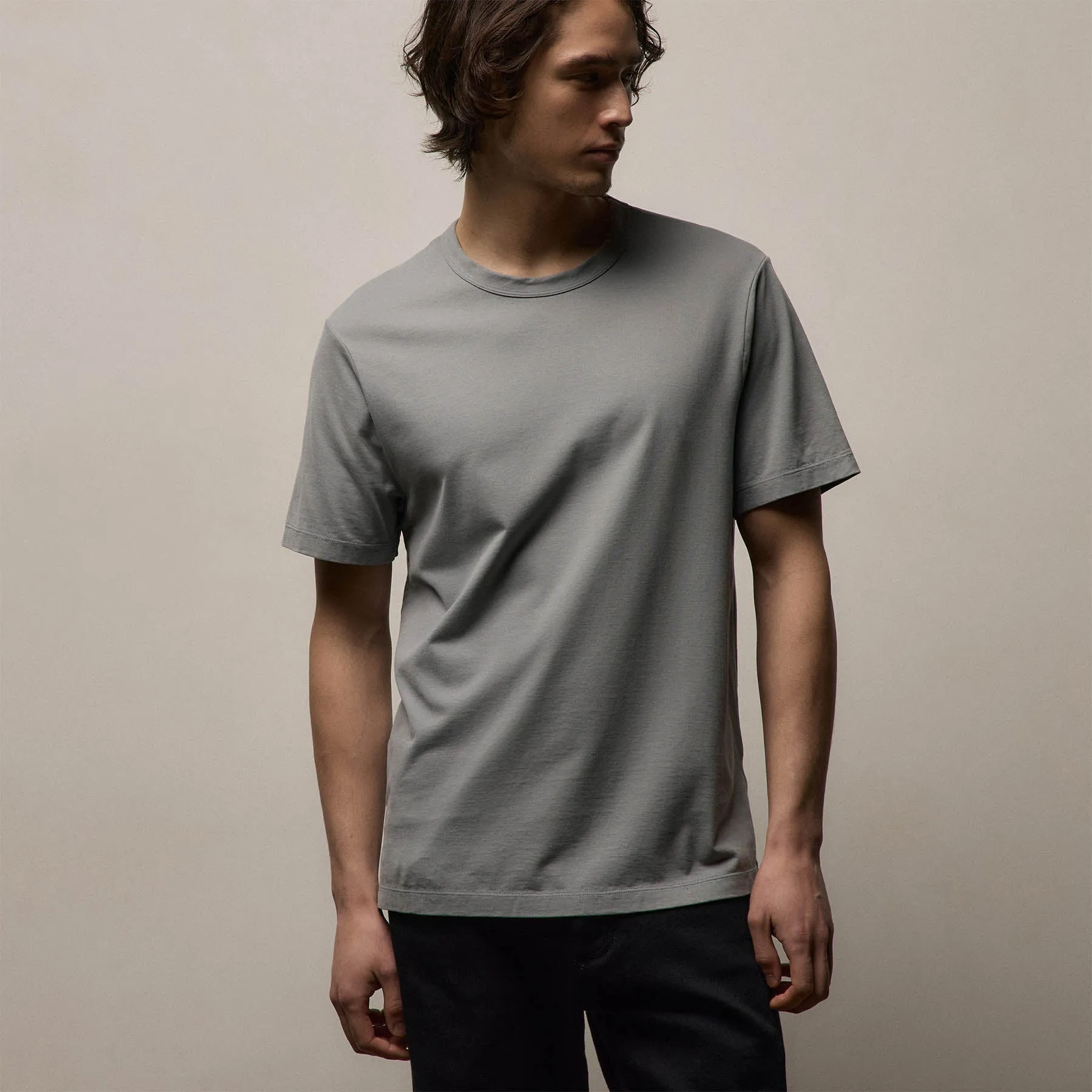 Heavy Luxe Jersey Crew - Ore sold by James Perse