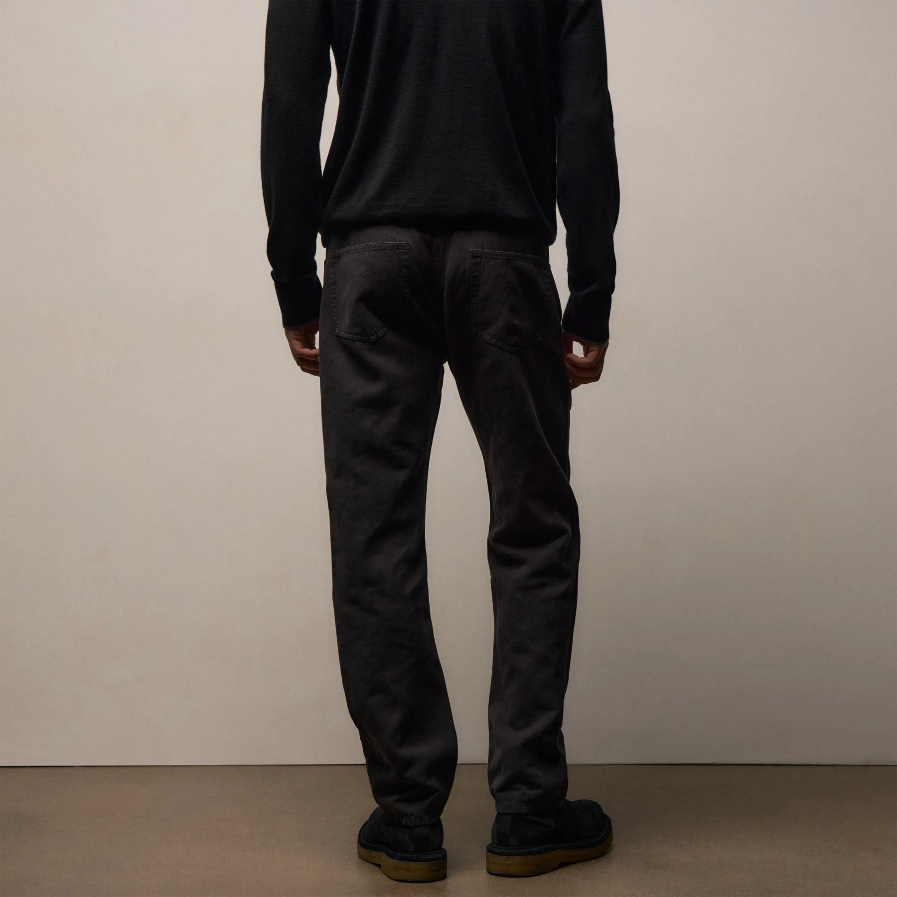 Classic Cotton Linen Twill Pant - Magma Pigment sold by James Perse product image thumbnail 3