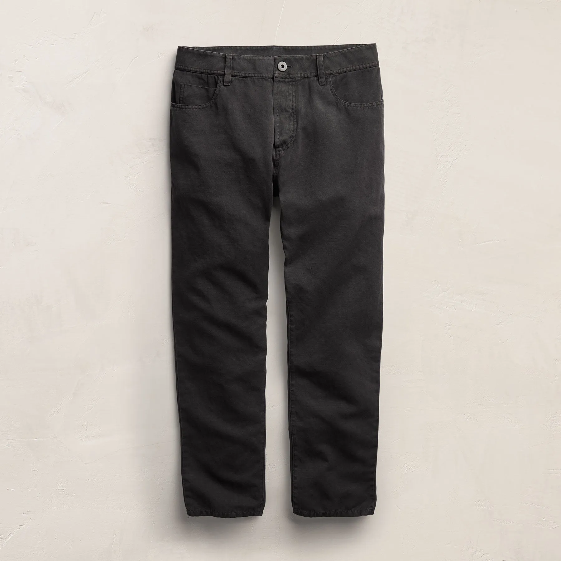 Classic Cotton Linen Twill Pant - Magma Pigment sold by James Perse product image thumbnail 2