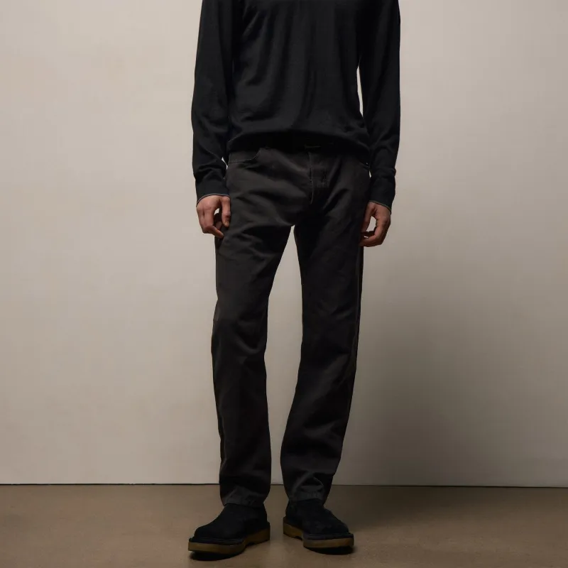 Classic Cotton Linen Twill Pant - Magma Pigment sold by James Perse