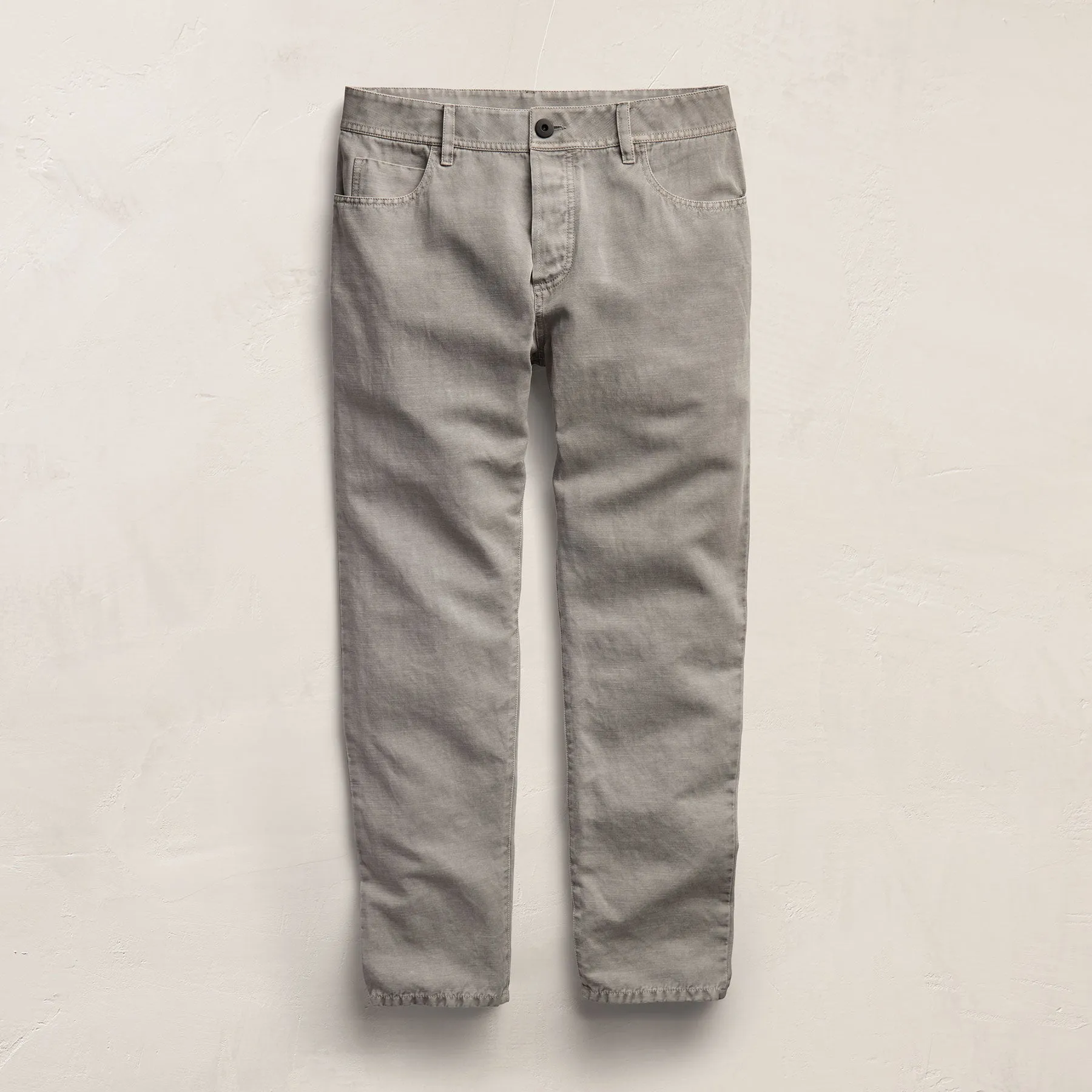 Classic Cotton Linen Twill Pant - Fog Pigment sold by James Perse product image thumbnail 2