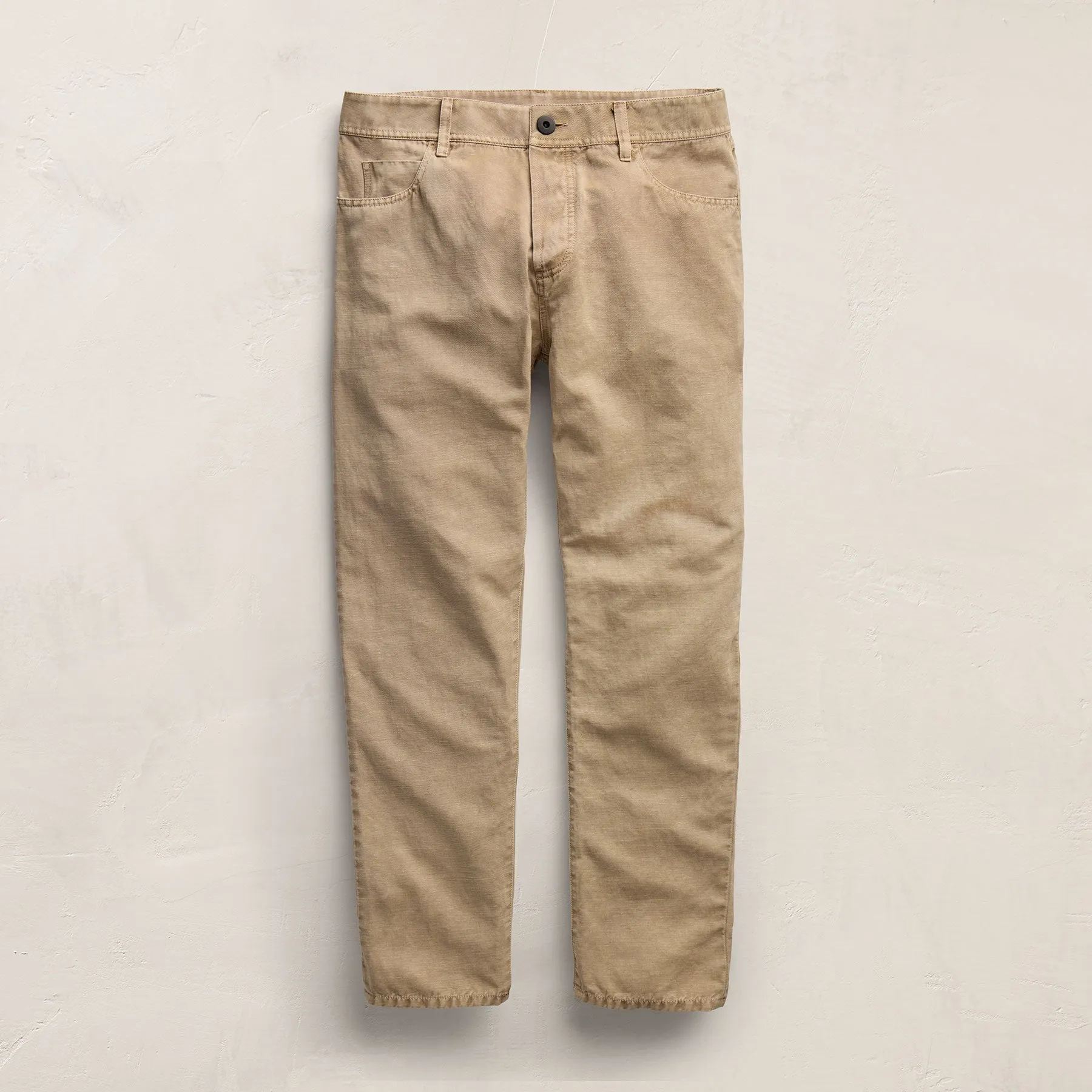 Classic Cotton Linen Twill Pant - Light Khaki Pigment sold by James Perse product image thumbnail 2
