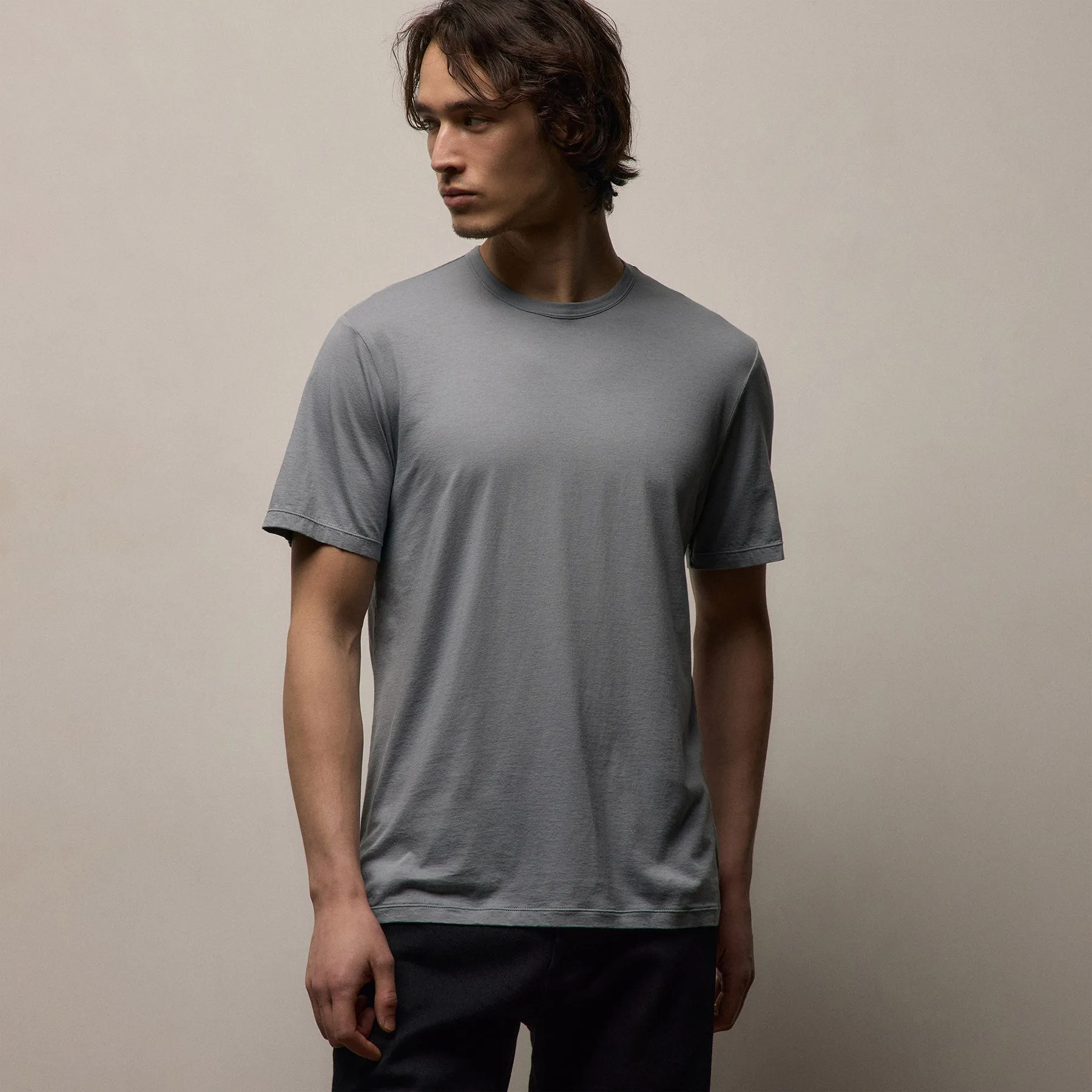 Luxe Lotus Jersey Tee - Ore sold by James Perse