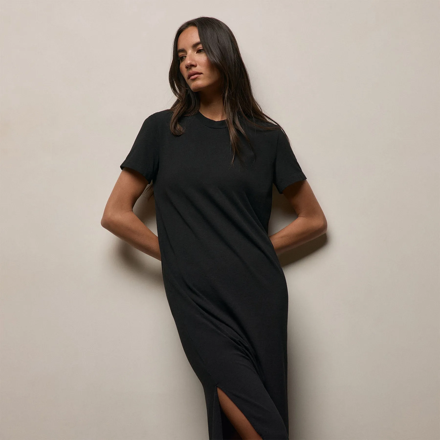 T Shirt Dress - Black sold by James Perse product image thumbnail 4