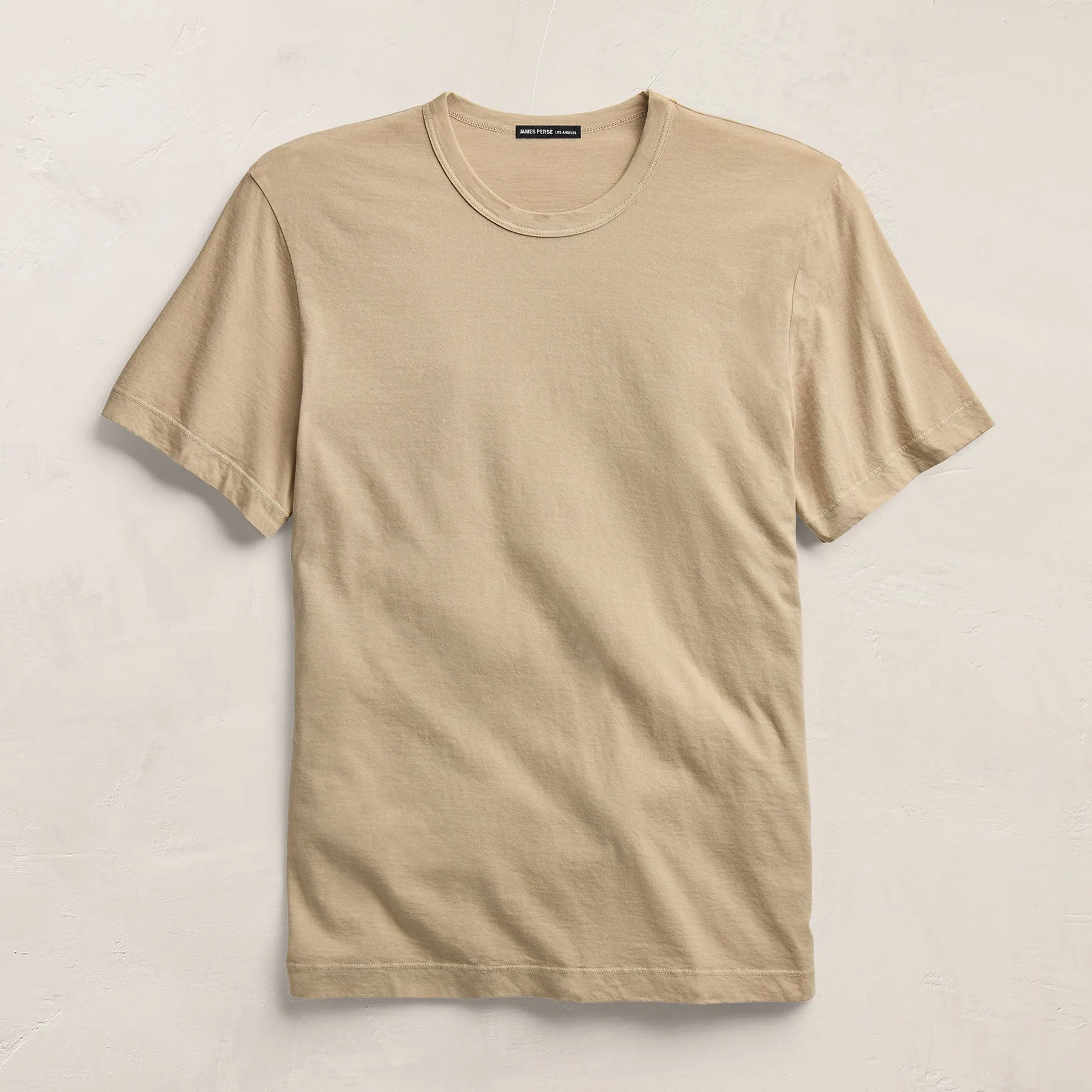 Short Sleeve Crew Neck - Light Khaki Pigment sold by James Perse product image thumbnail 2