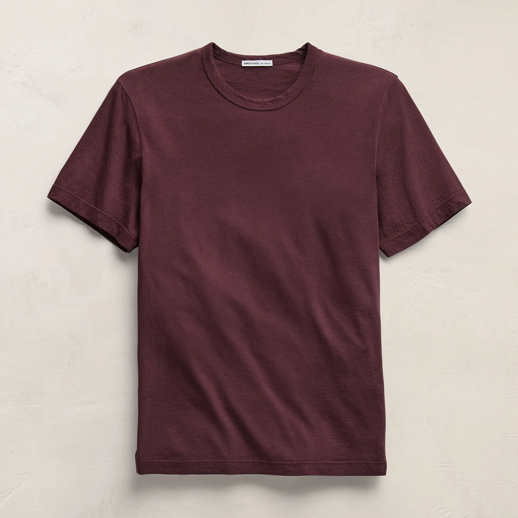 Short Sleeve Crew Neck - Dark Plum sold by James Perse