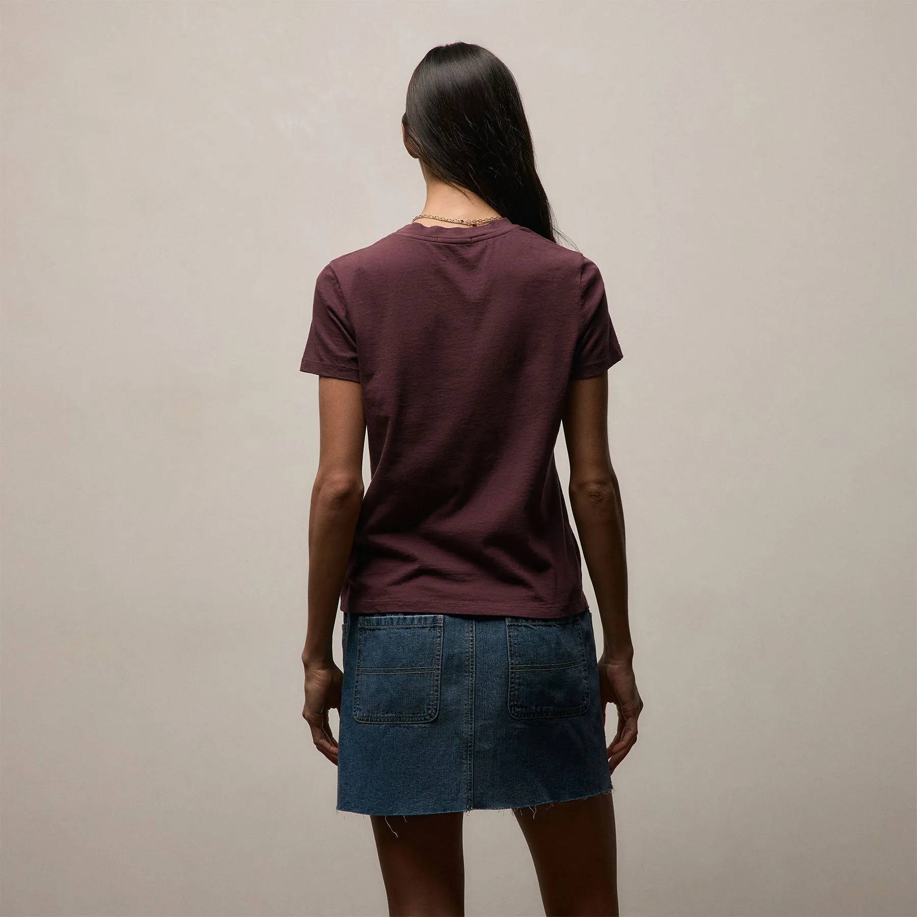 Vintage Little Boy Tee - Dark Plum sold by James Perse product image thumbnail 4