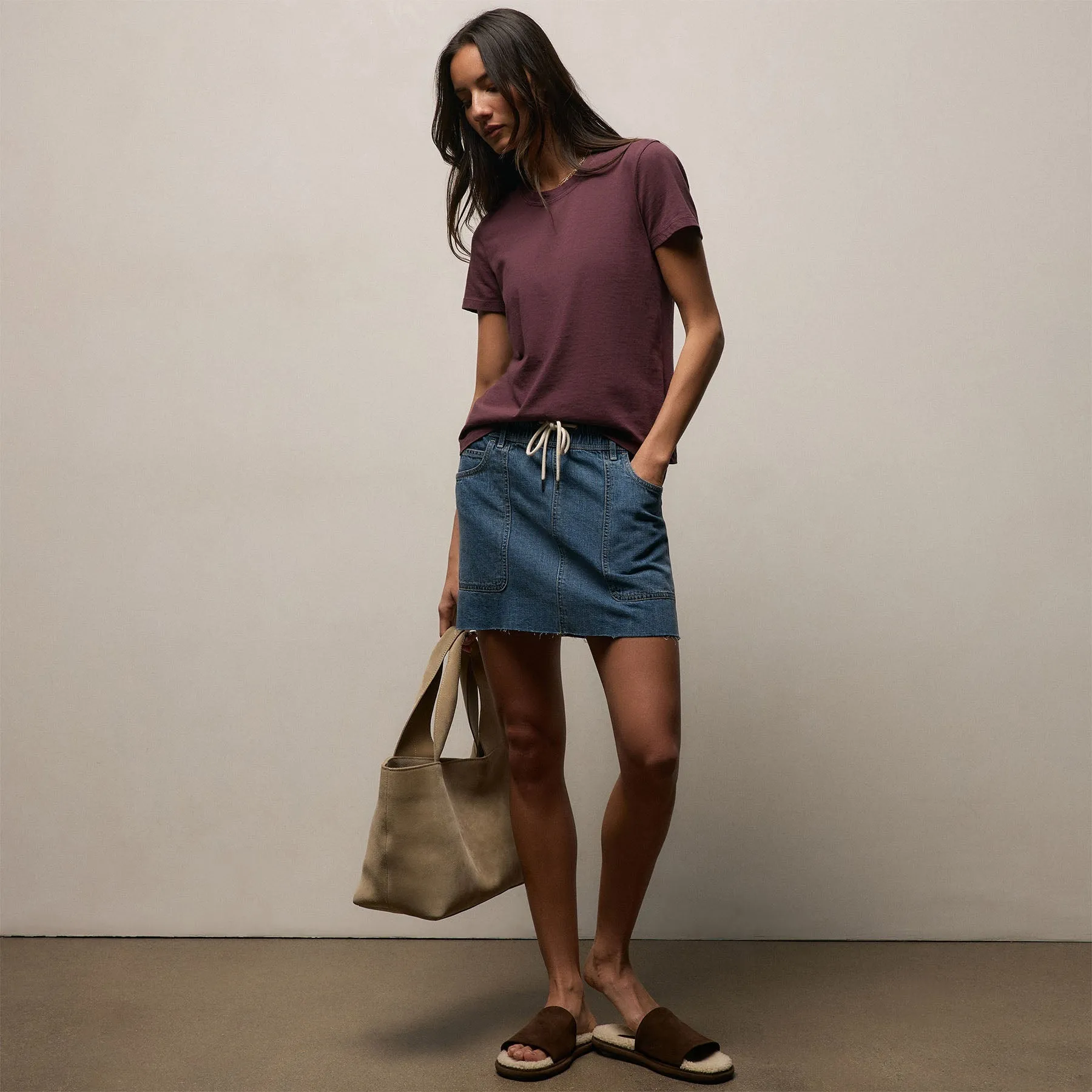 Vintage Little Boy Tee - Dark Plum sold by James Perse product image thumbnail 2