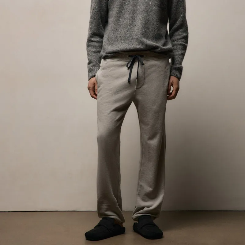 Vintage French Terry Sweatpant - Fog Pigment sold by James Perse