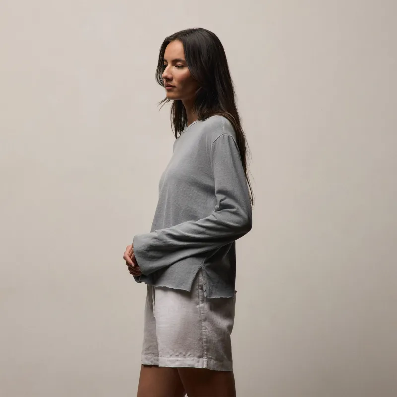 Slub Jersey Long Sleeve Tee - Ore Pigment made by James Perse