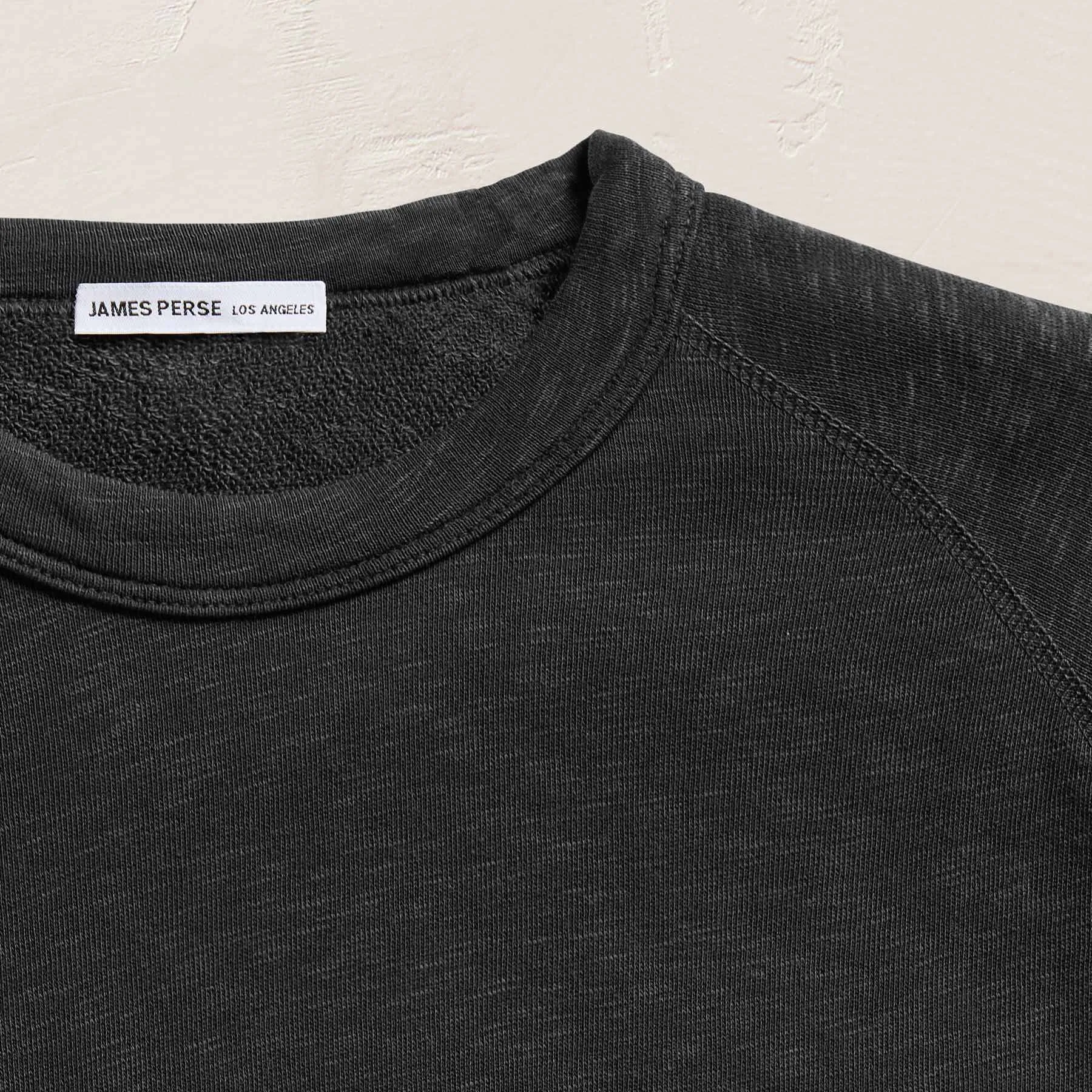 Vintage French Terry Sweatshirt - Carbon Pigment sold by James Perse product image thumbnail 5