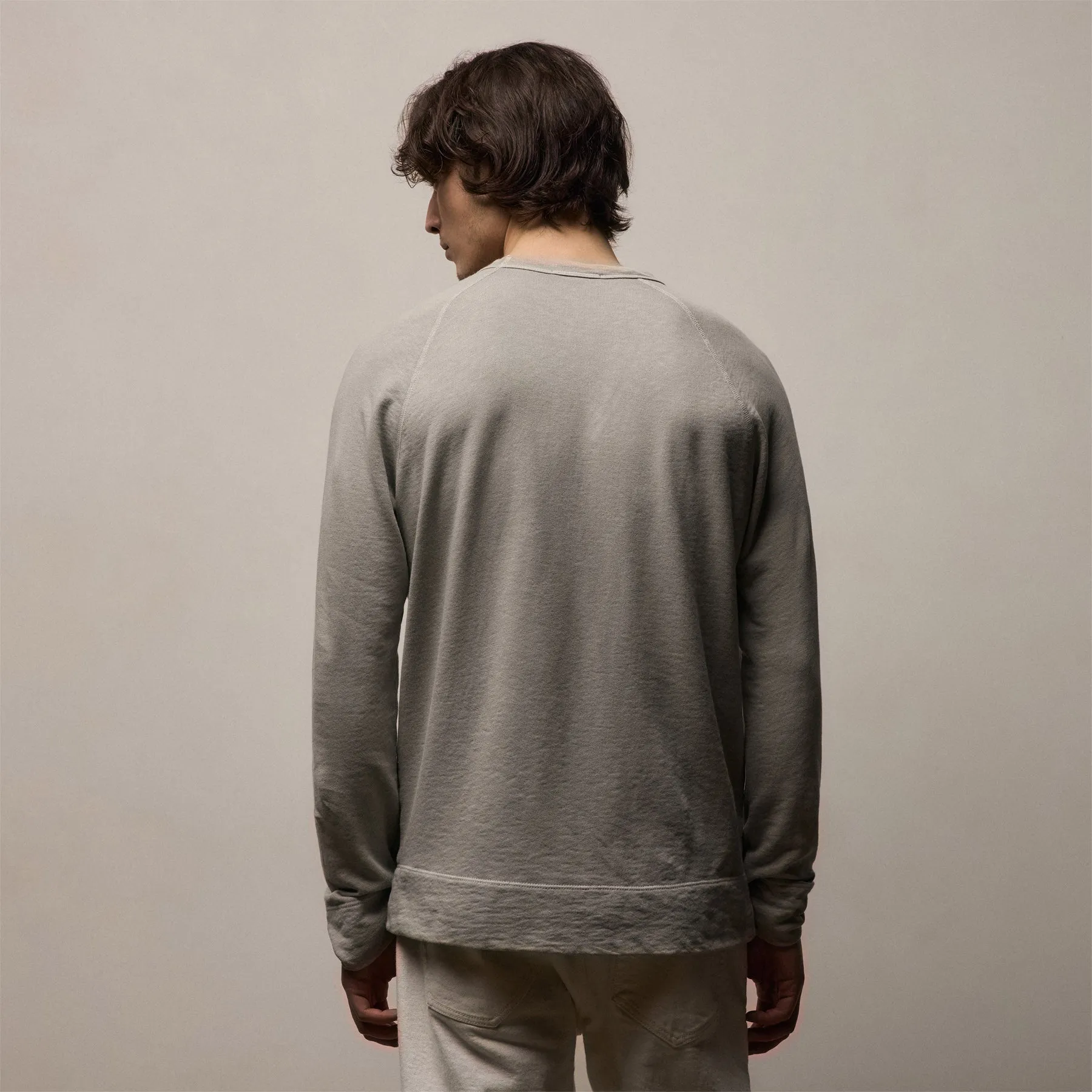 Vintage French Terry Sweatshirt - Fog Pigment sold by James Perse product image thumbnail 3