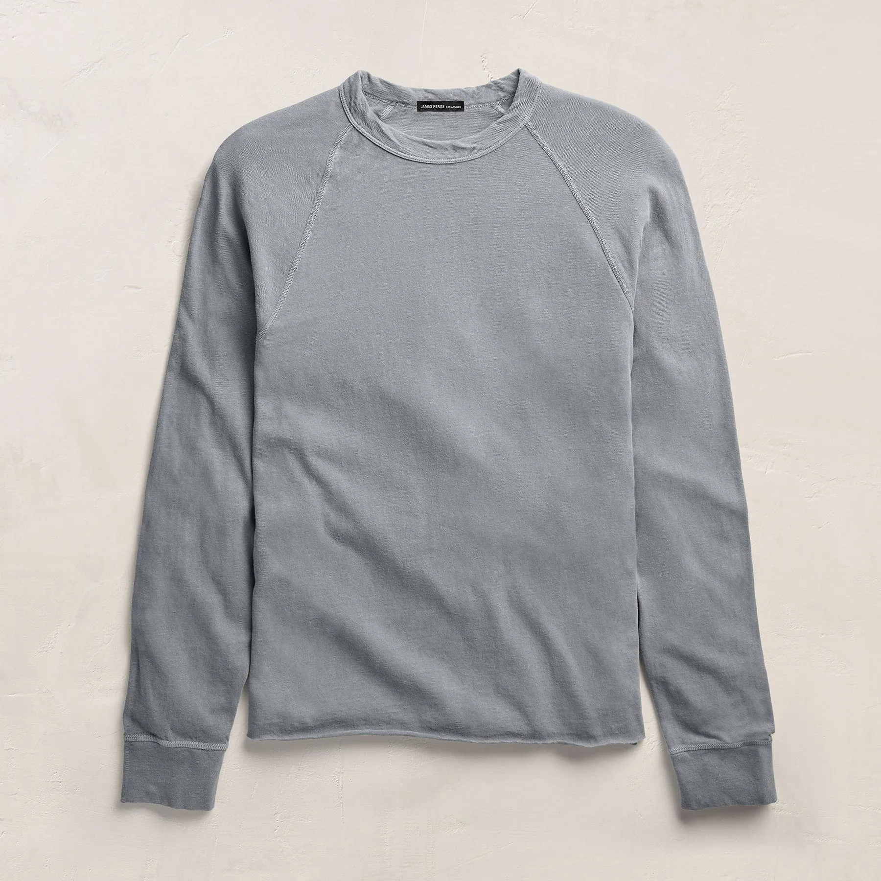 Slub Jersey Long Sleeve Raglan Crew - Ore Pigment sold by James Perse product image thumbnail 2