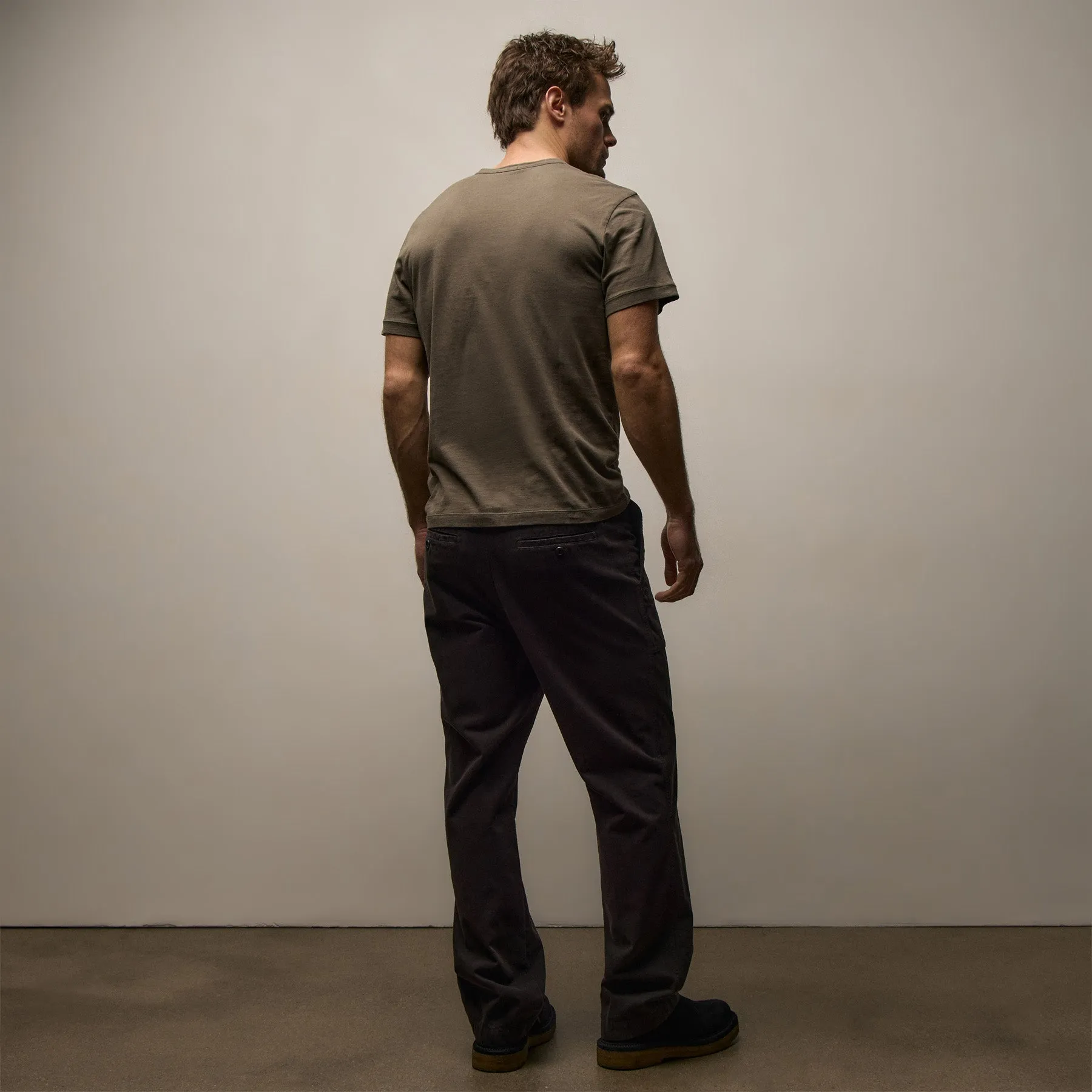 Cotton Cashmere Utility Pant - Black sold by James Perse product image thumbnail 5