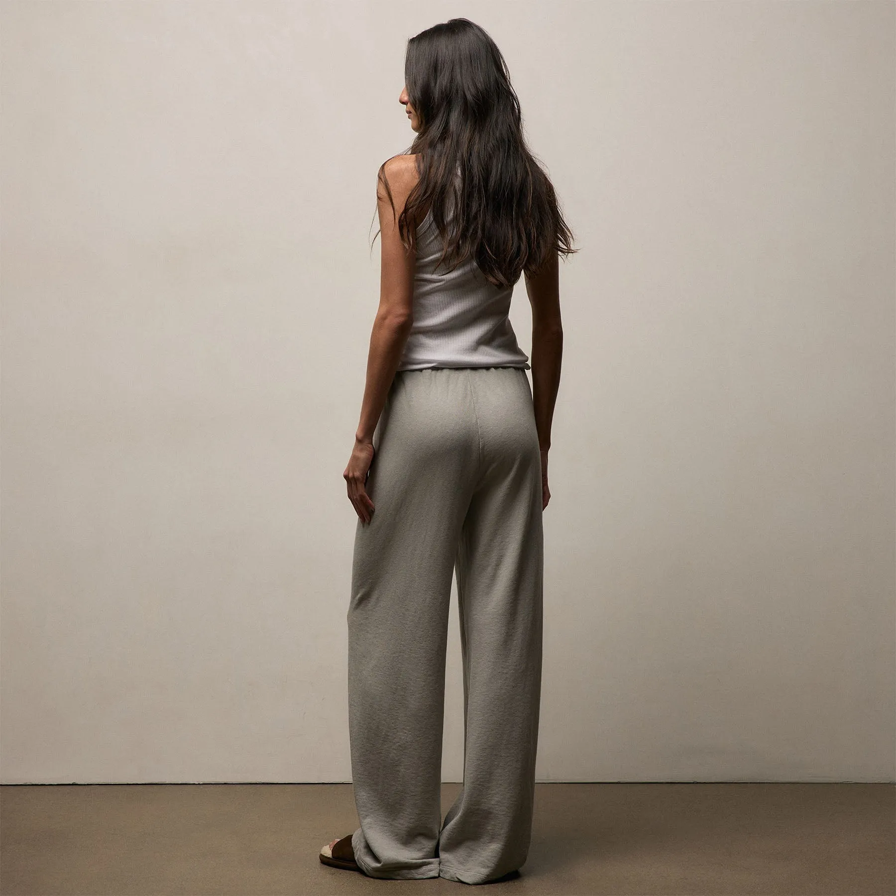 Vintage French Terry Wide Leg Sweatpant - Fog Pigment sold by James Perse product image thumbnail 4