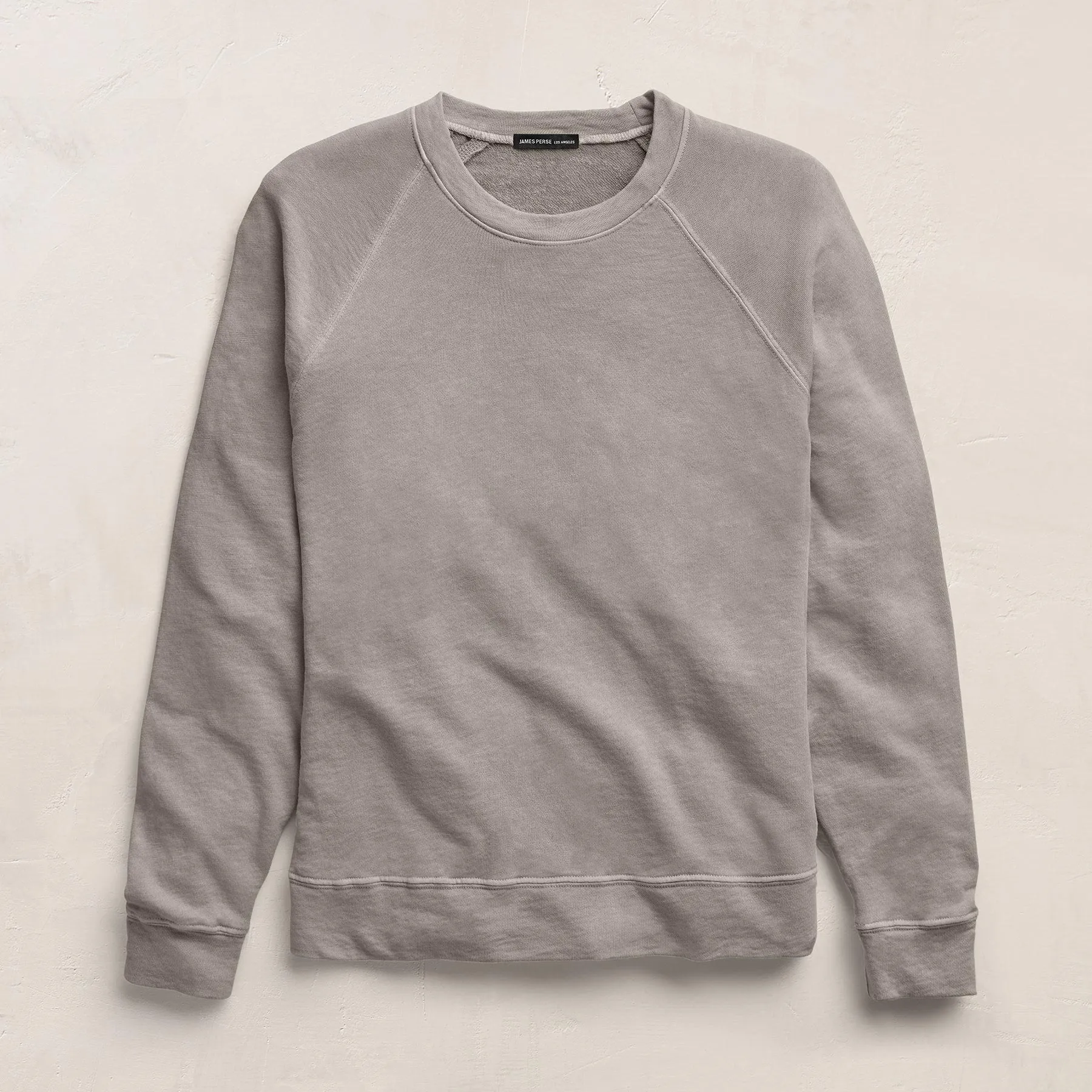 Vintage French Terry Relaxed Sweatshirt - Fog Pigment sold by James Perse product image thumbnail 2