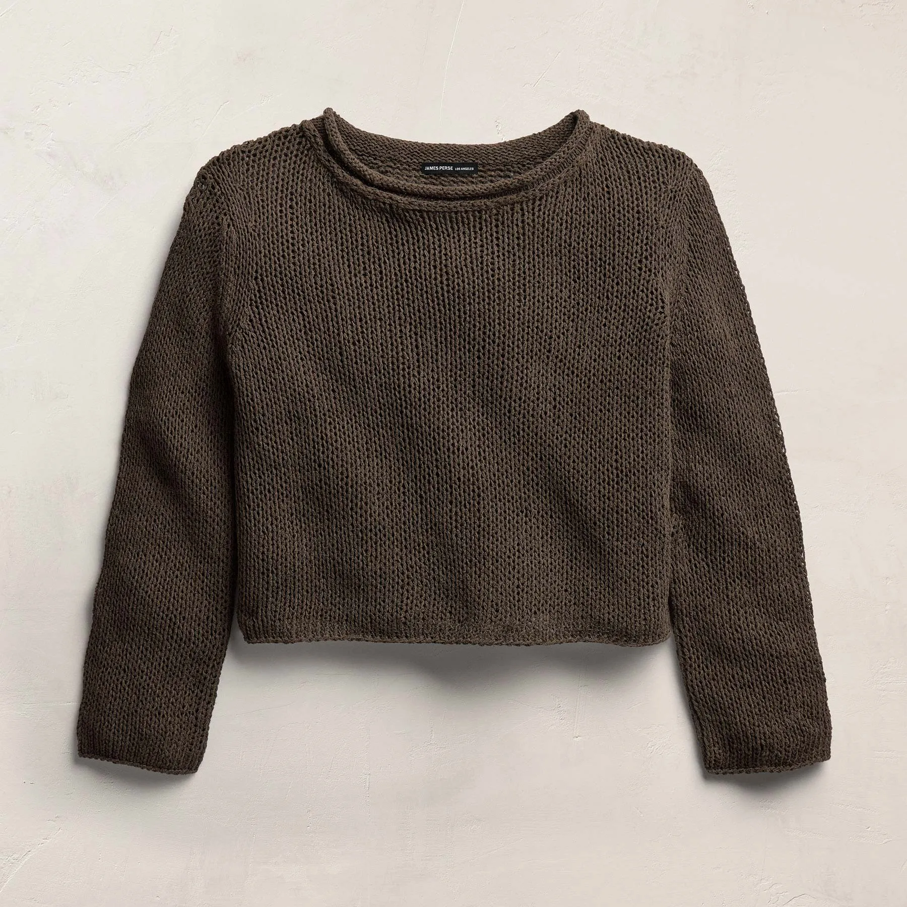 Cotton Linen Pullover Sweater - Storm sold by James Perse product image thumbnail 2