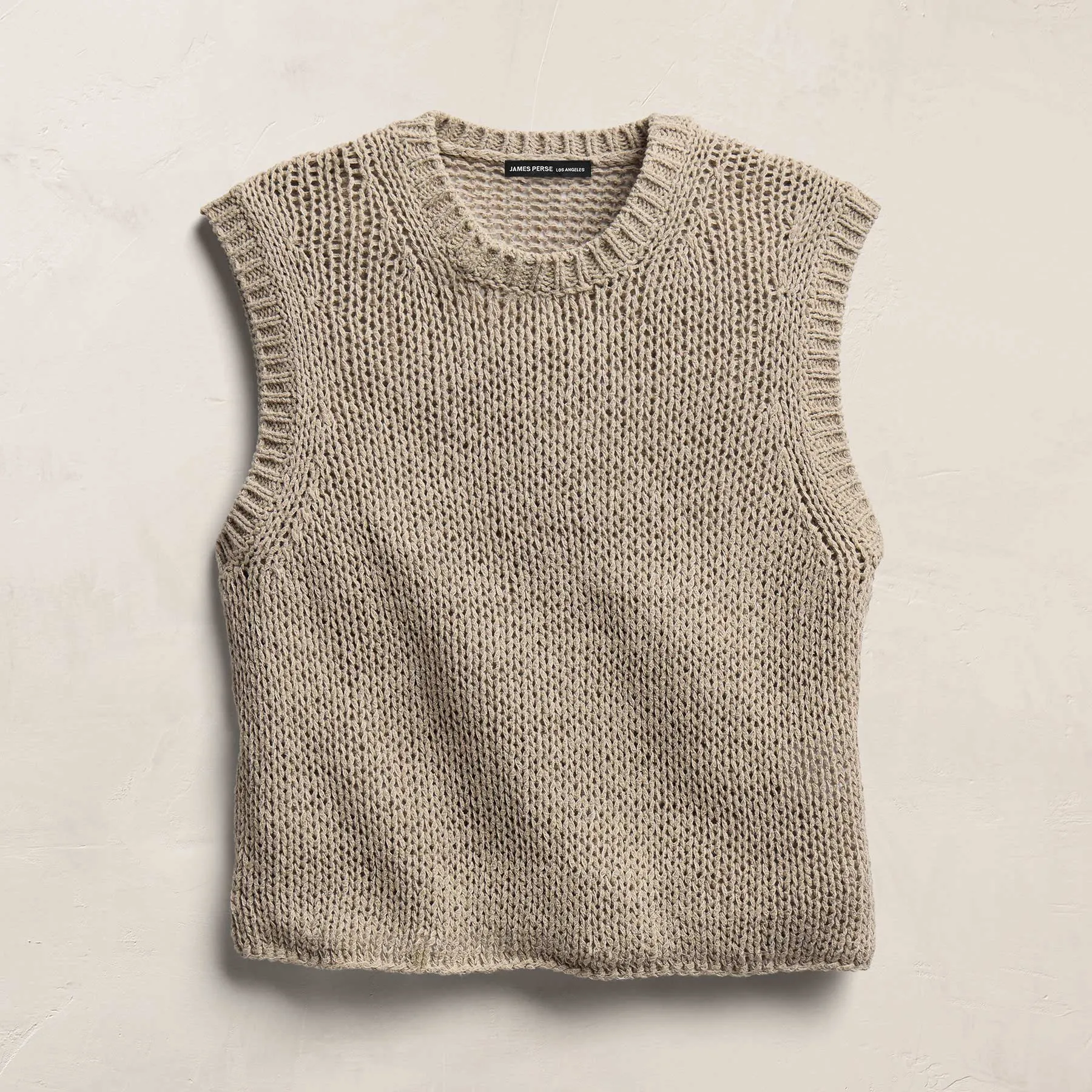 Cotton Linen Sweater Tank - Overcast sold by James Perse product image thumbnail 2