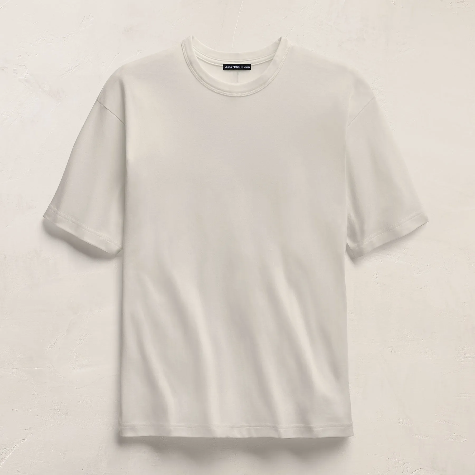 Cotton Jersey Oversized Tee - Off White sold by James Perse product image thumbnail 2