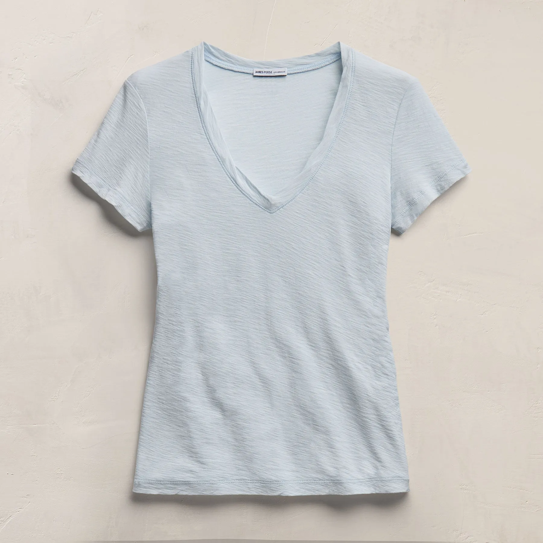 Sheer Slub V Neck - Memory sold by James Perse product image thumbnail 2